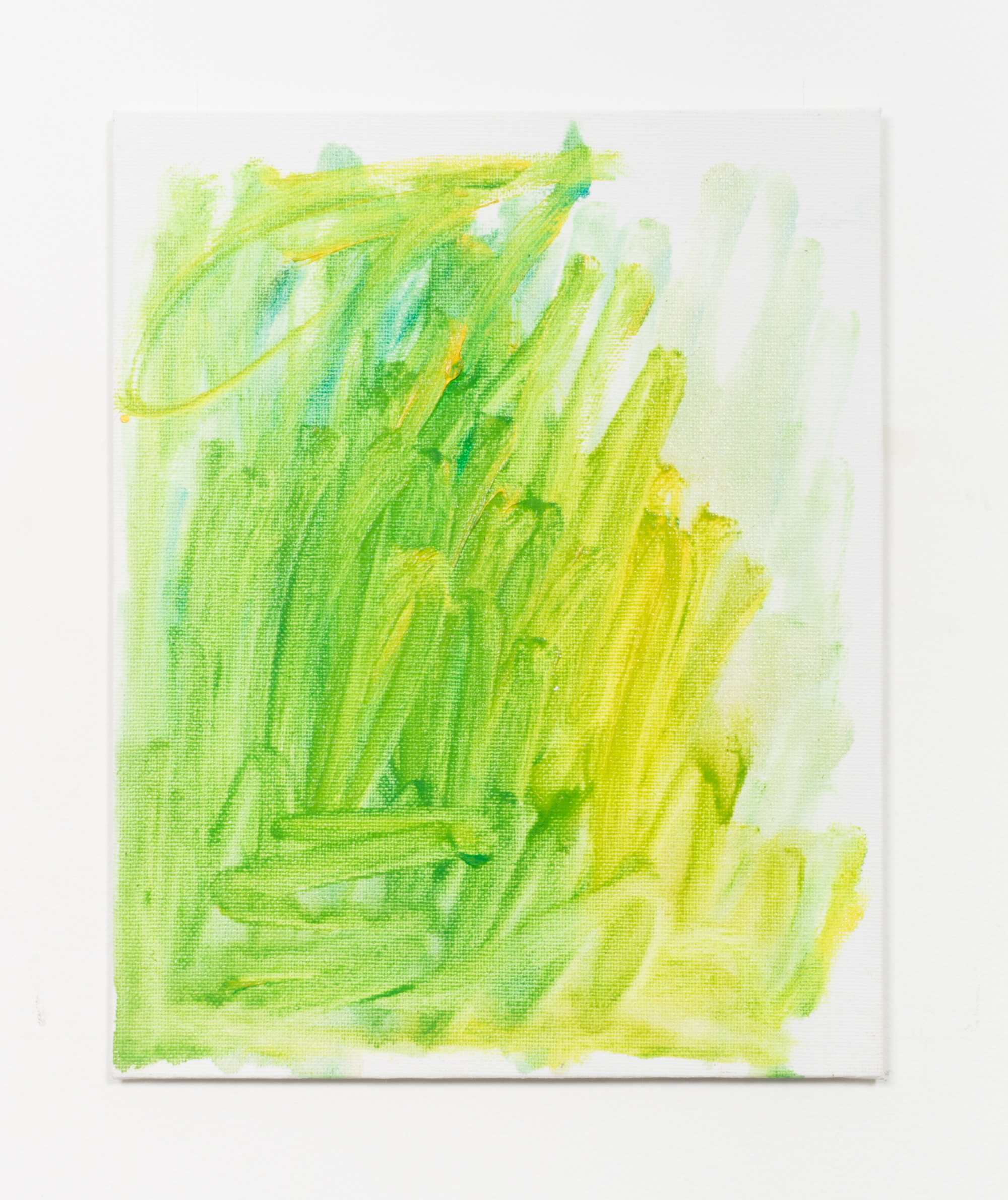Renee Cosgrave, To go from dark to light / depression to back to good again, 2013, Oil on canvas board, 25.4 x 20.3 cm