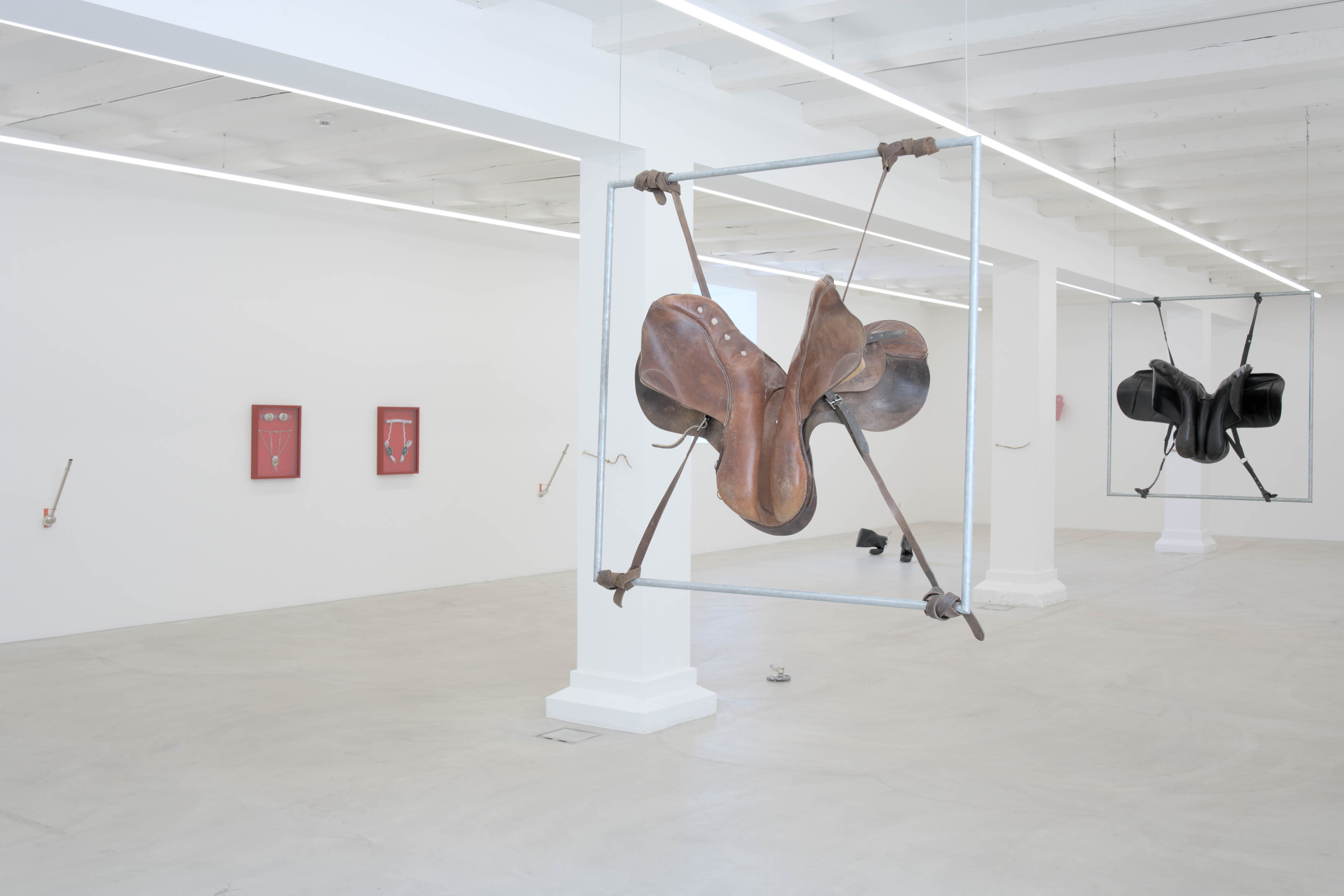 COUNTRY OFFSIDE with works by VALENTÍN DEMARCO, NINA KUNAN, OZ ODERBOLZ and GABRIELA CABEZÓN CÁMARA at AUSSTELLUNGSRAUM KLINGENTAL curated by VIOLETA MANSILLA [from 20240601 to 20240630] [Photo: Nicolás Sarmiento]