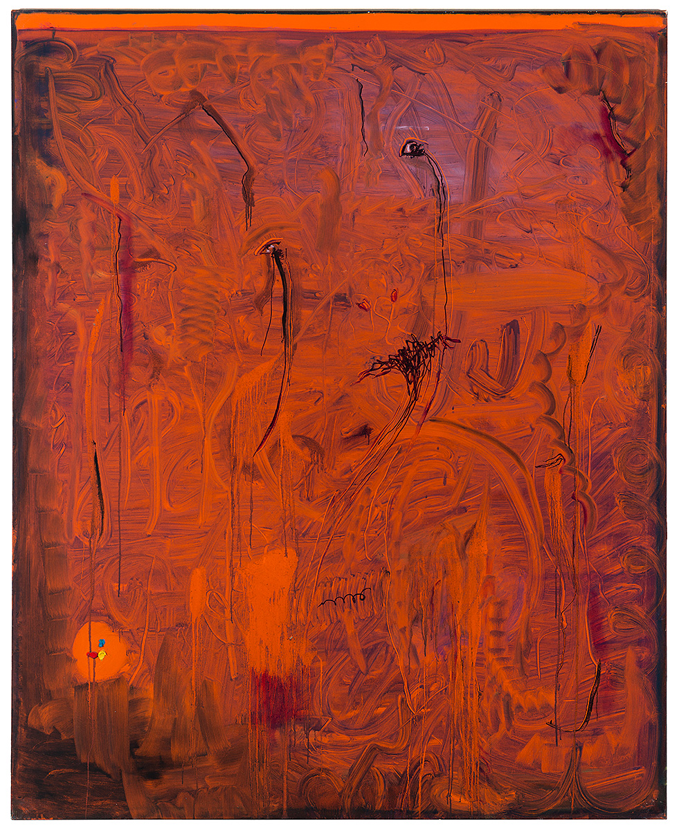 bm / 210 x 170 cm / oil on cotton / Andreas Lech 2020