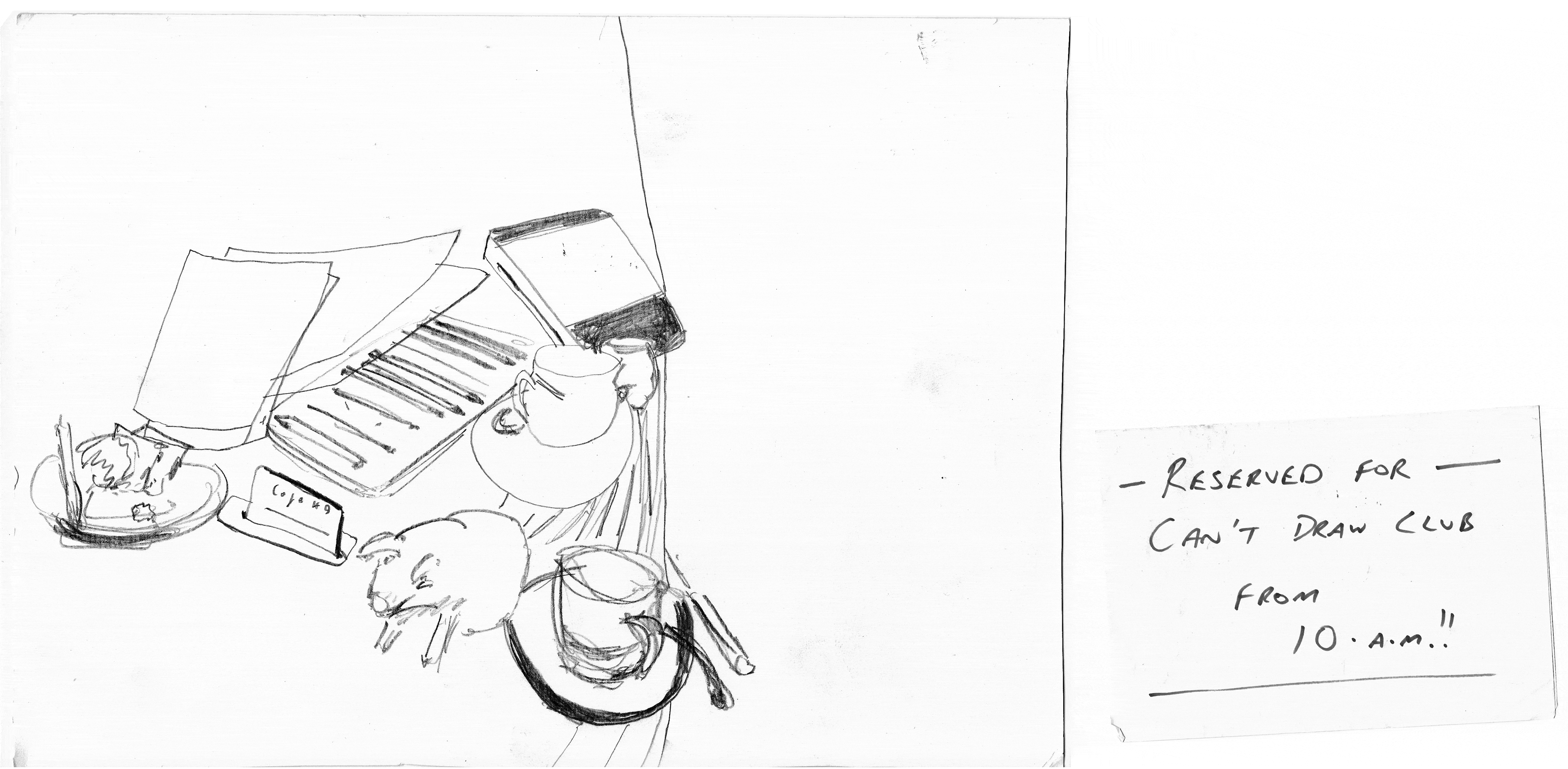 Can't Draw Club drawings / workshops