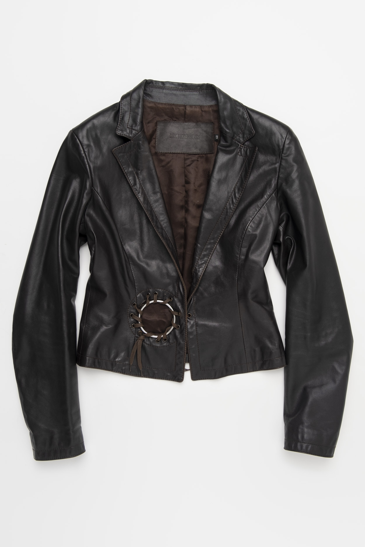 DIRK BIKKEMBERGS LEATHER JACKET S S 2003 ninetwofive