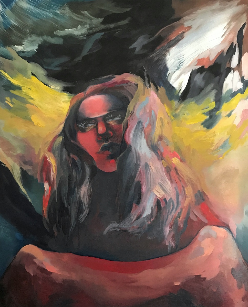 The Weight, 22" x 30", 2017.