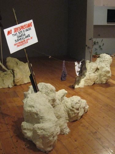 Filthy dreamers defile the flesh, 2009, mixed media and found objects, dimensions variable