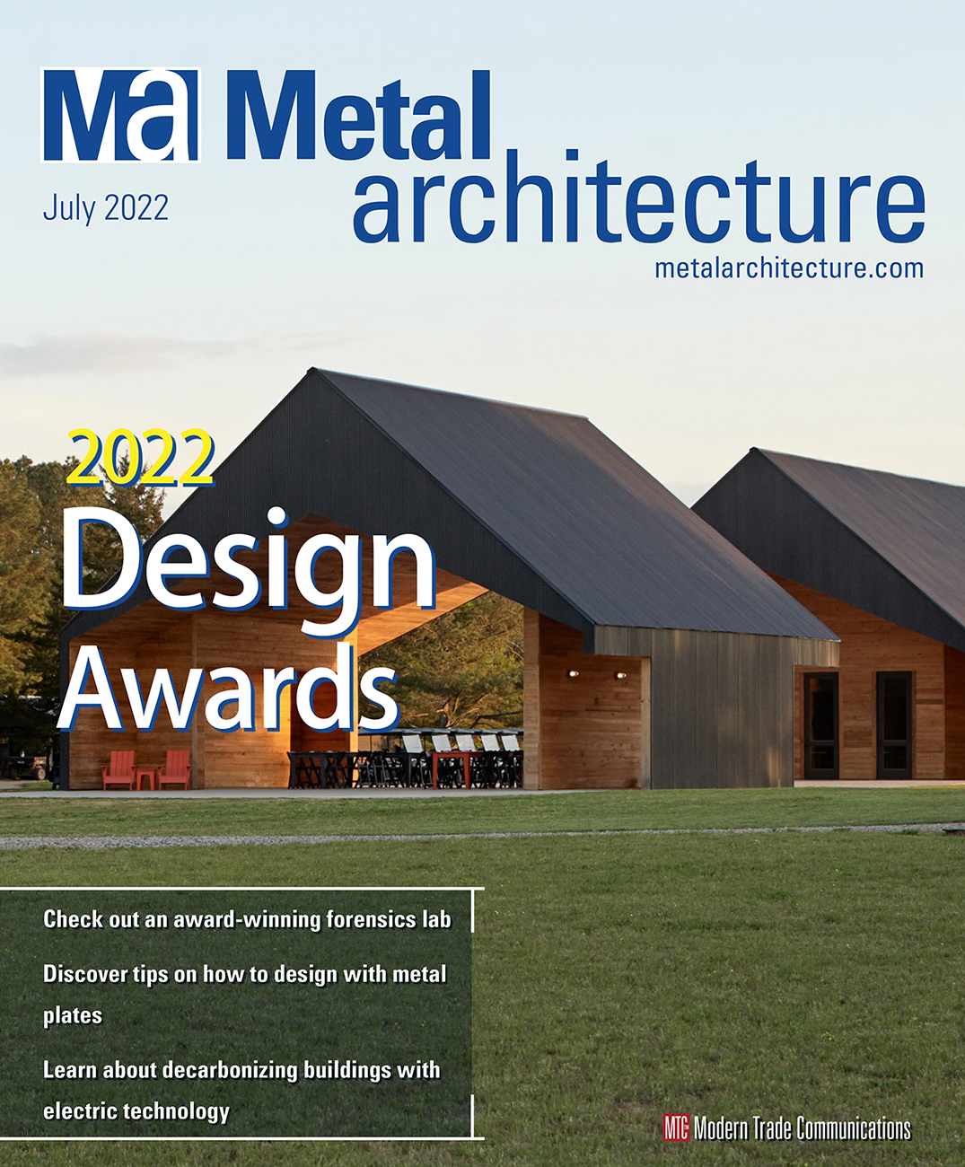 2022 DESIGN AWARDSSMOOTH METAL WALL PANELSMETAL ARCHITECTUREJULY 2022