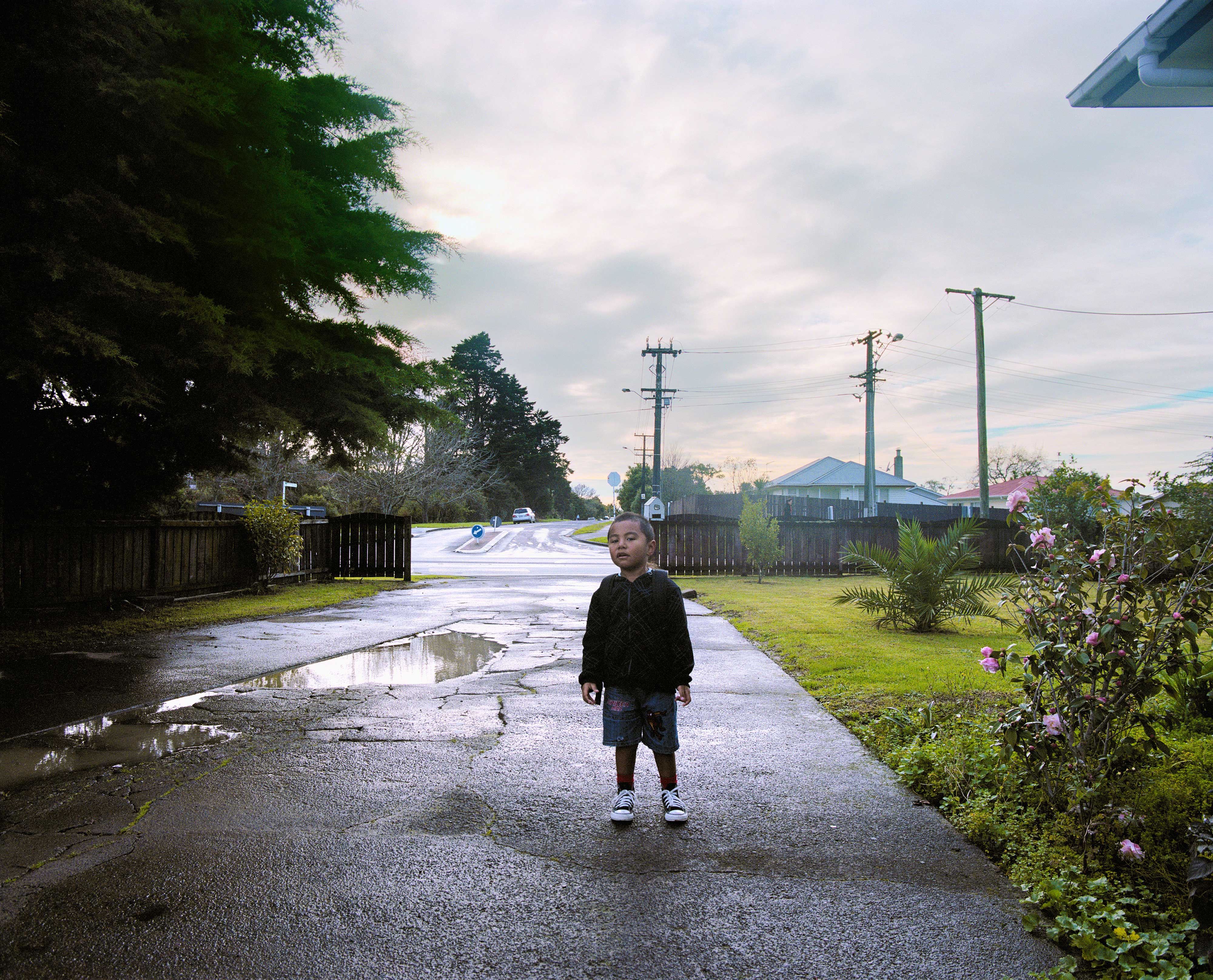 Isaac before school, 2011