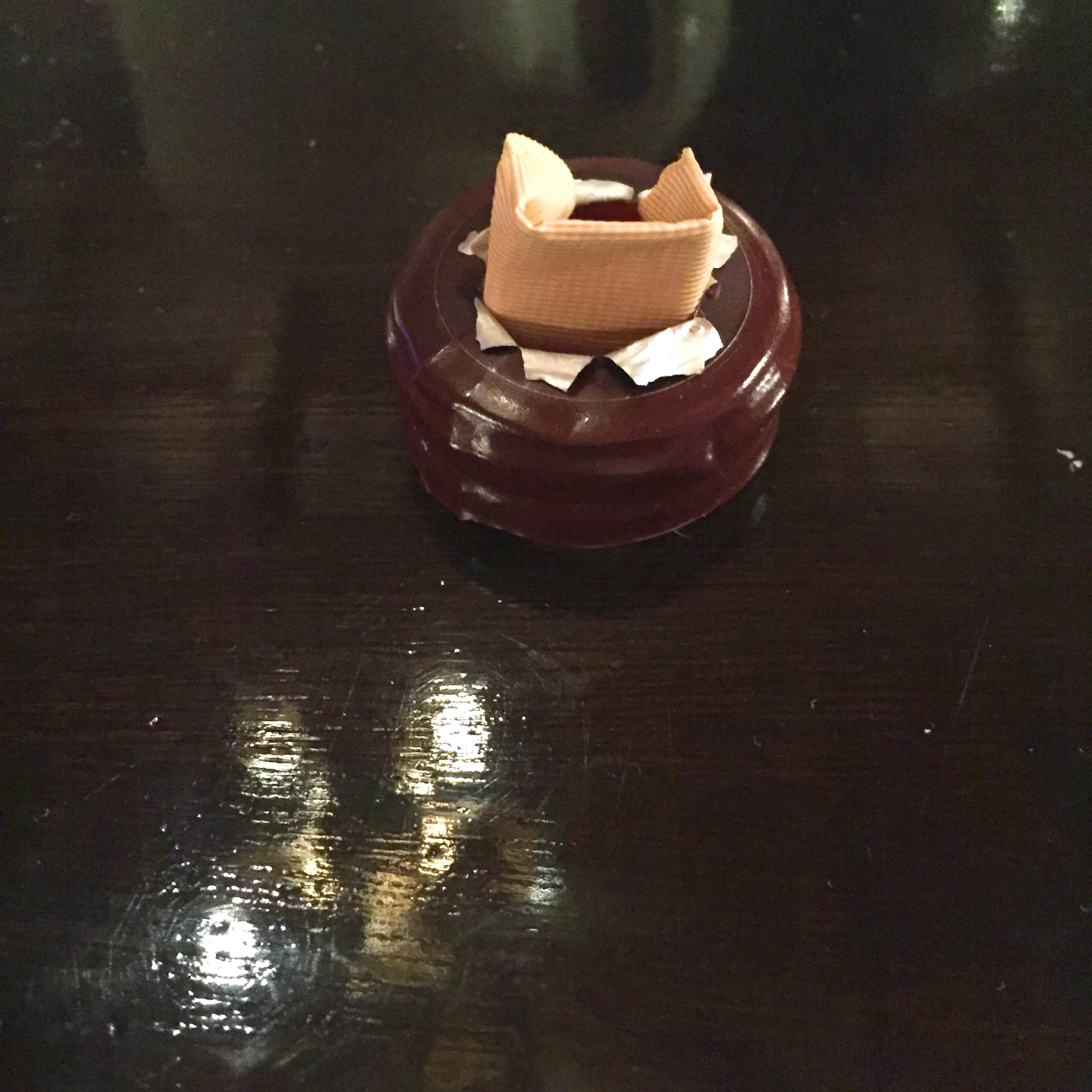 No. 17: Extemely tiny, not at all about Laziness, with Band-Aid and wine foil on the dinner table