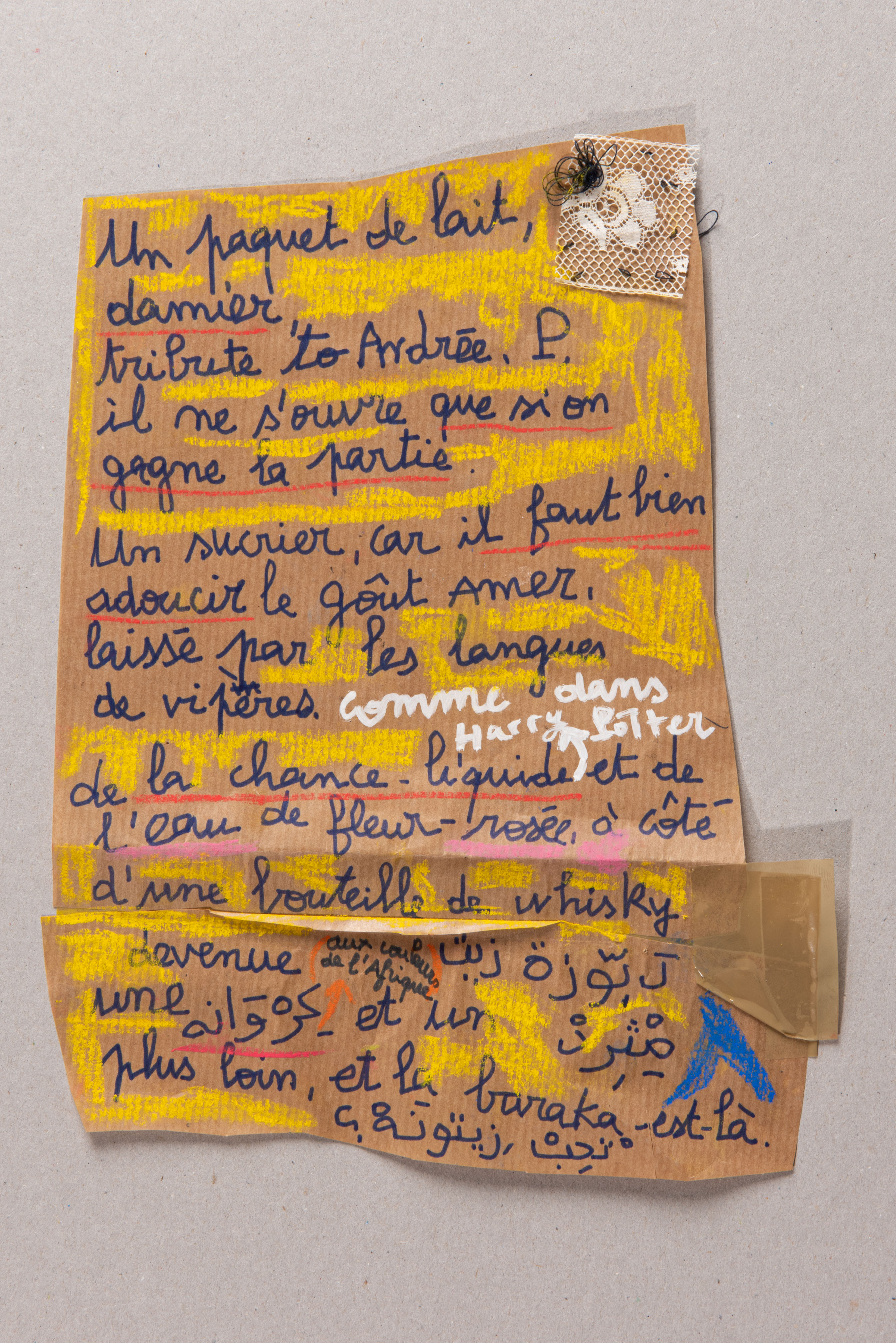 Tribute to Andrée, 30x37cm, 2021