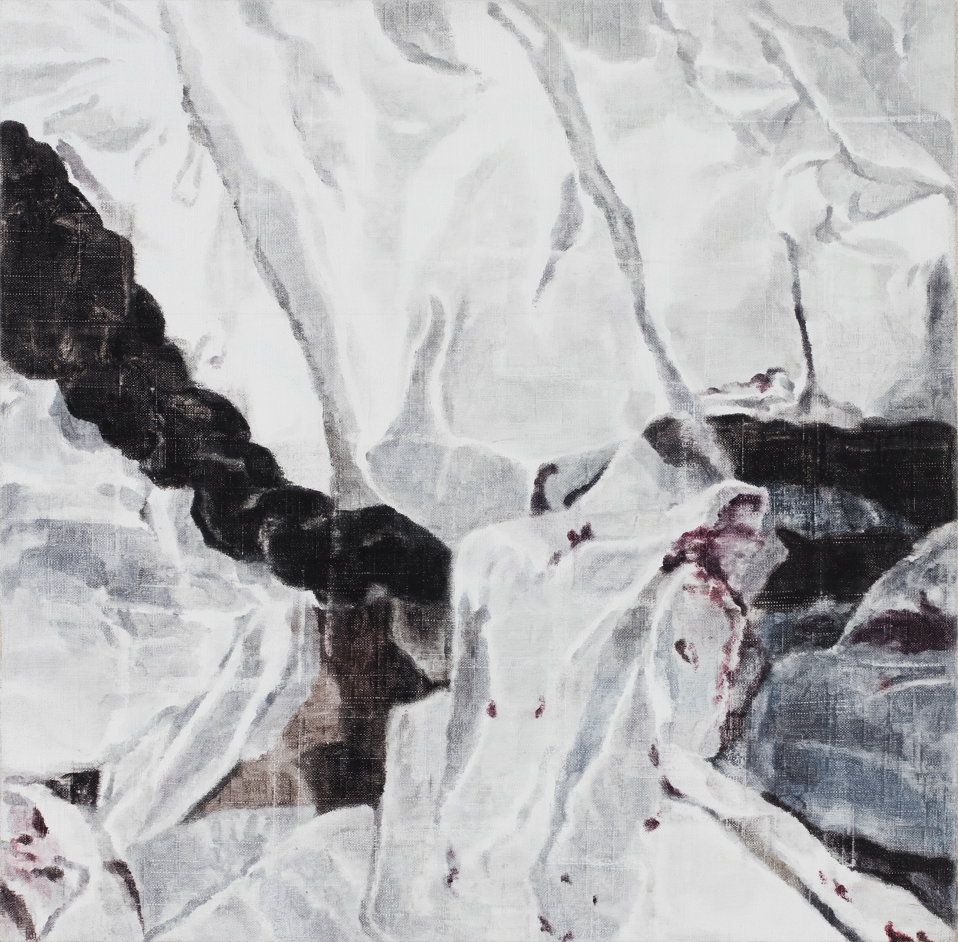 징치 懲治/2016/리넨에 유채/59x58cm