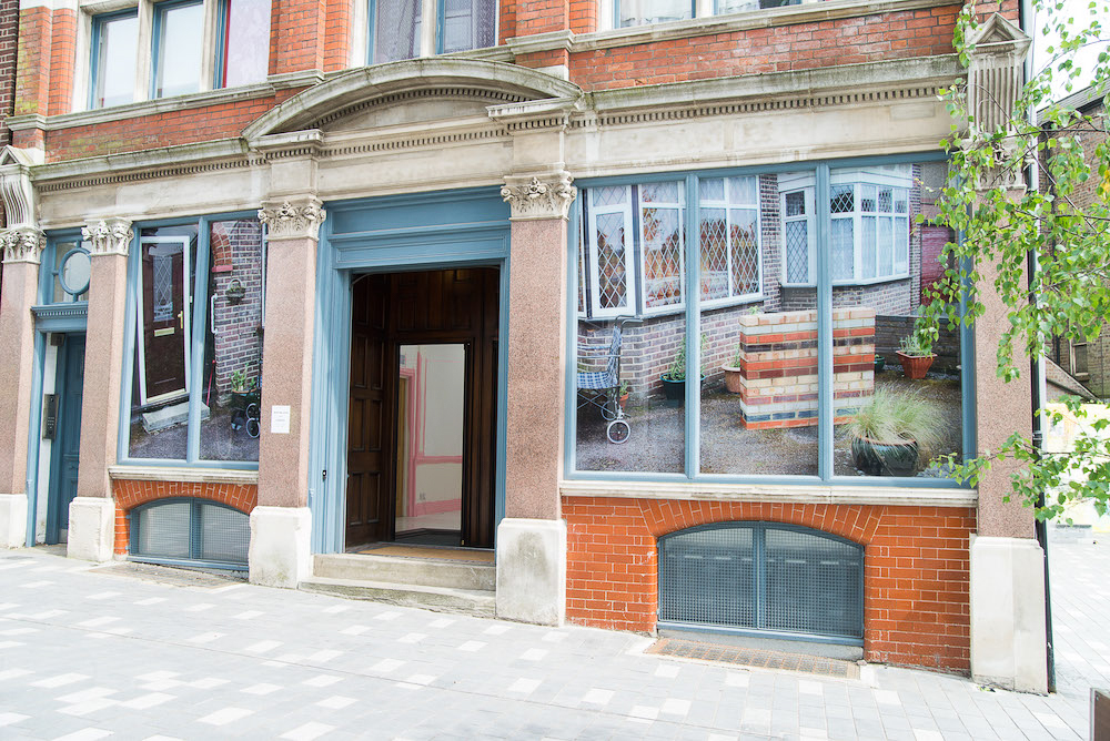 Installation view Dominic From Luton, ‘English Man Going Insane’ (2018), STOREFRONT, Luton, UK, Credit, Aleksandra Warchol