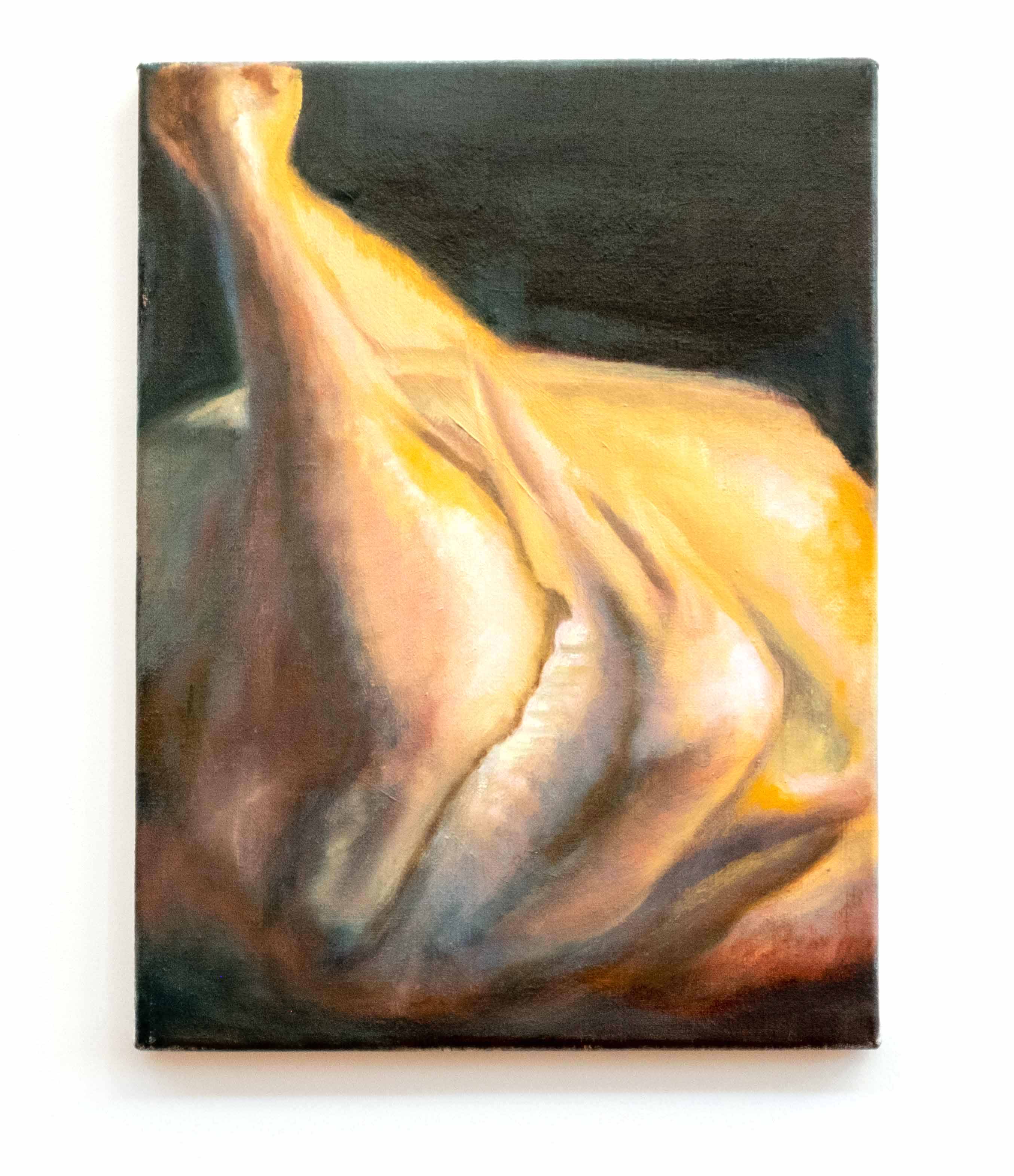 Untitled (from the Chicken Series), oil on linen, 14 x 12 inches, 2015