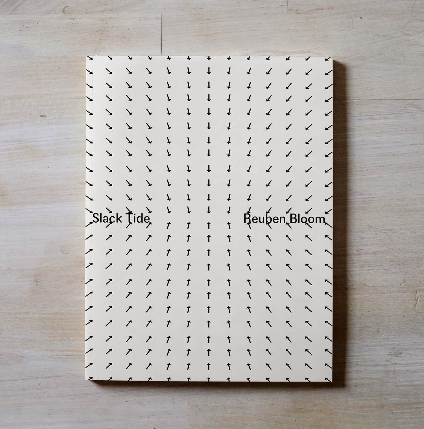 Reuben Bloom: Slack Tide, book design 