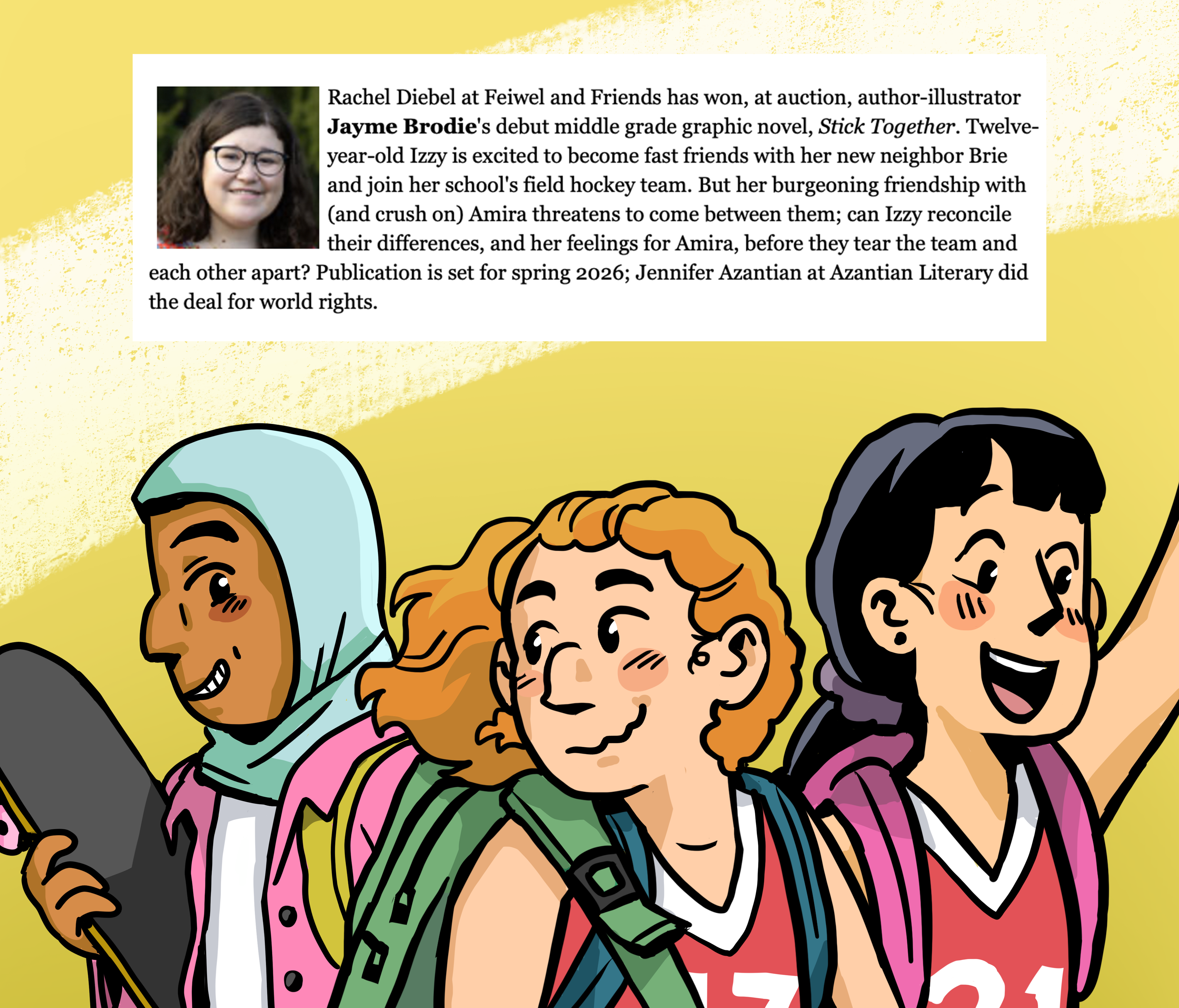 Stick Together - publishing debut announcement