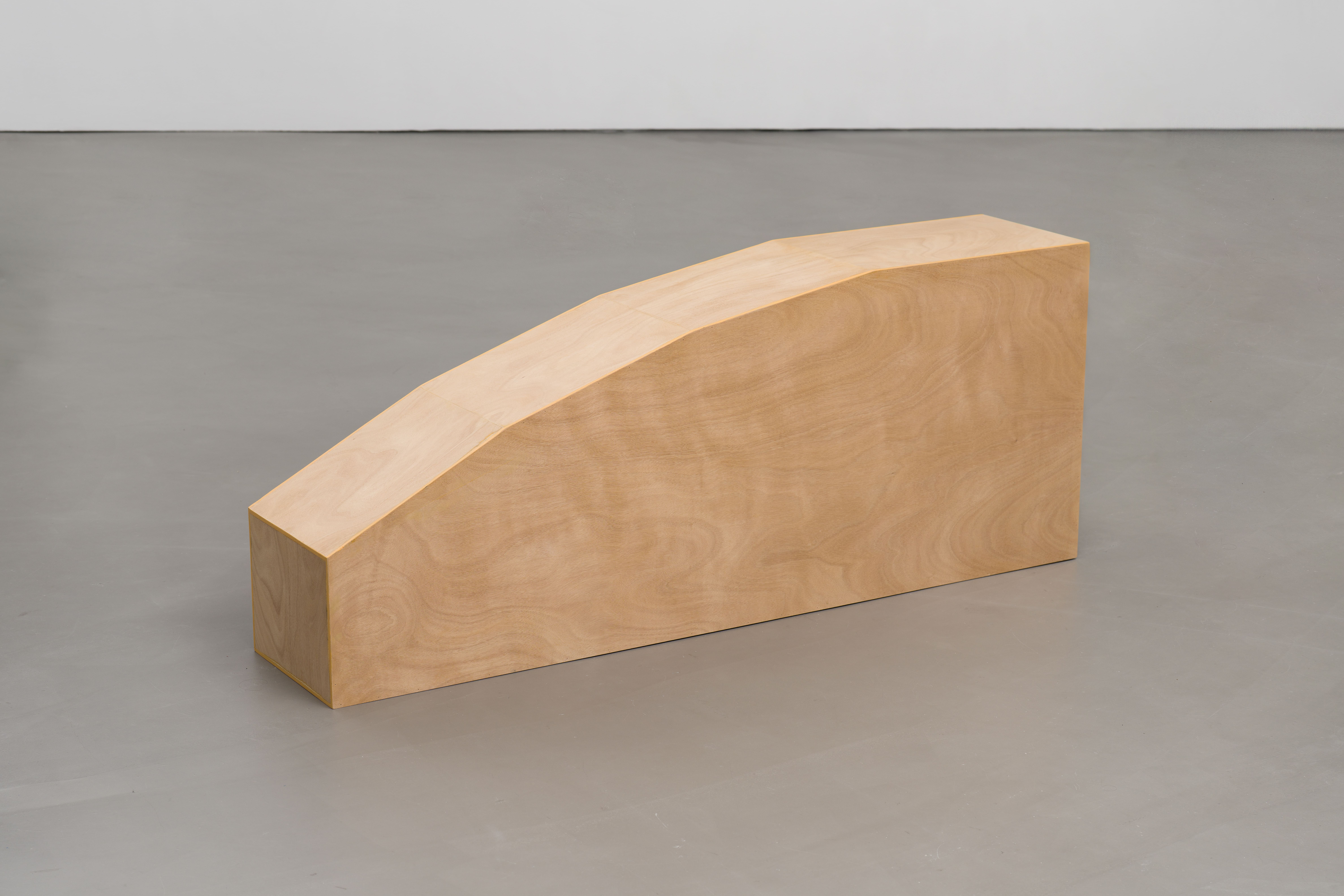 책장, 2025, 무늬가 있는 합판, 우드스테인, 목공용 물감, 190 × 40 × 60 cm 