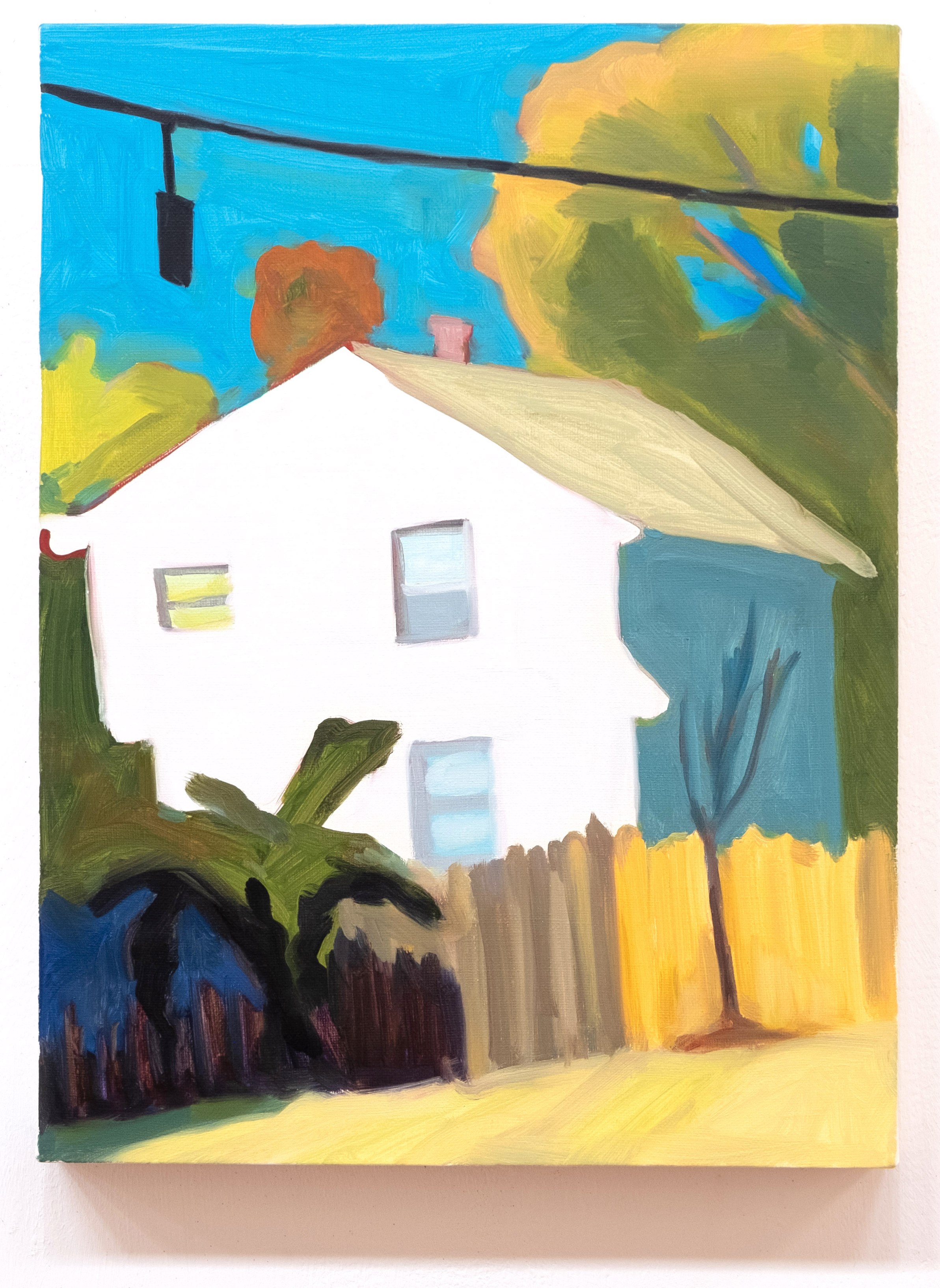 Blue wall, 2022, 16 x 12 inches