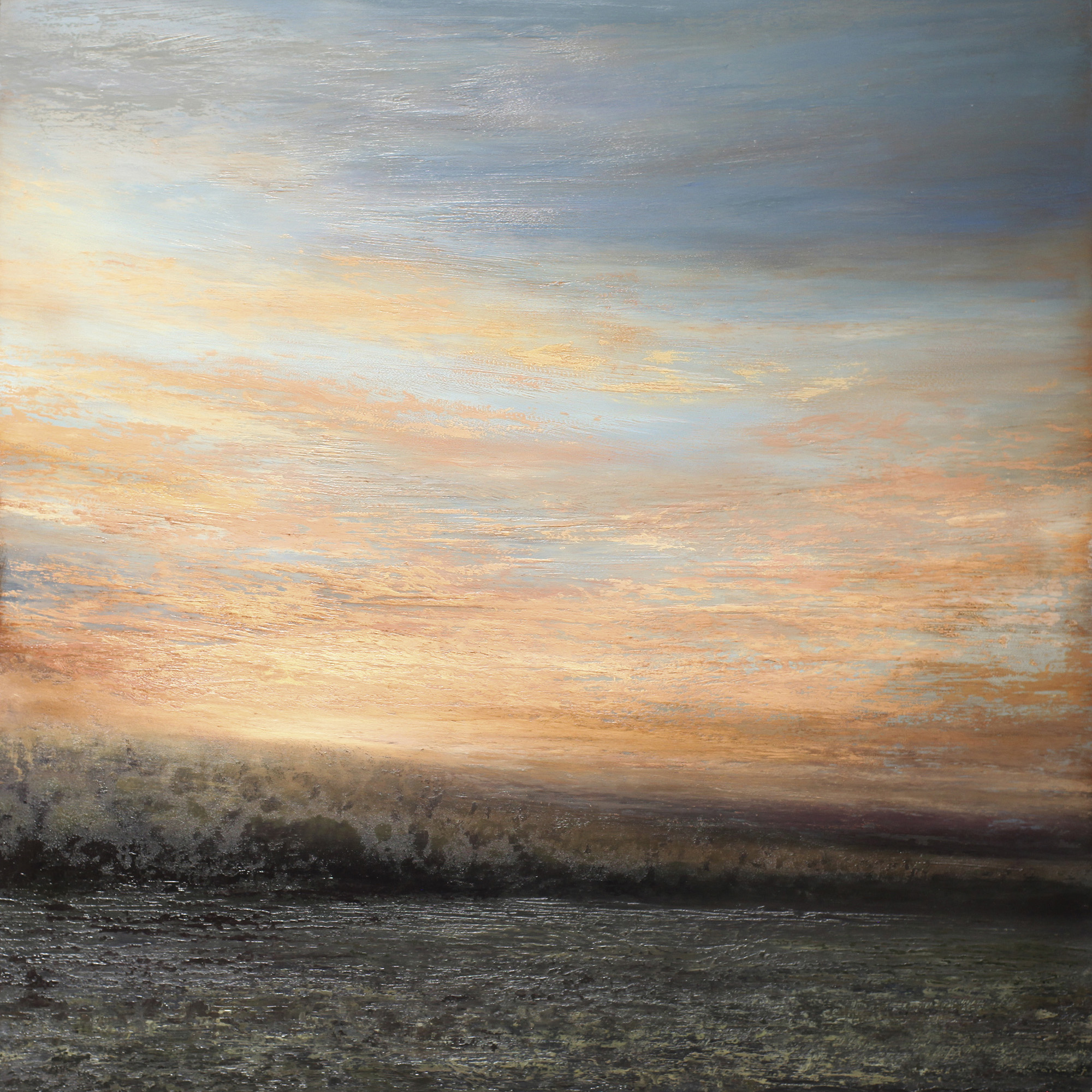 Sleep A Long Dream Never To Be Buried (1/22) Oil on wood, 77 x 77 cm