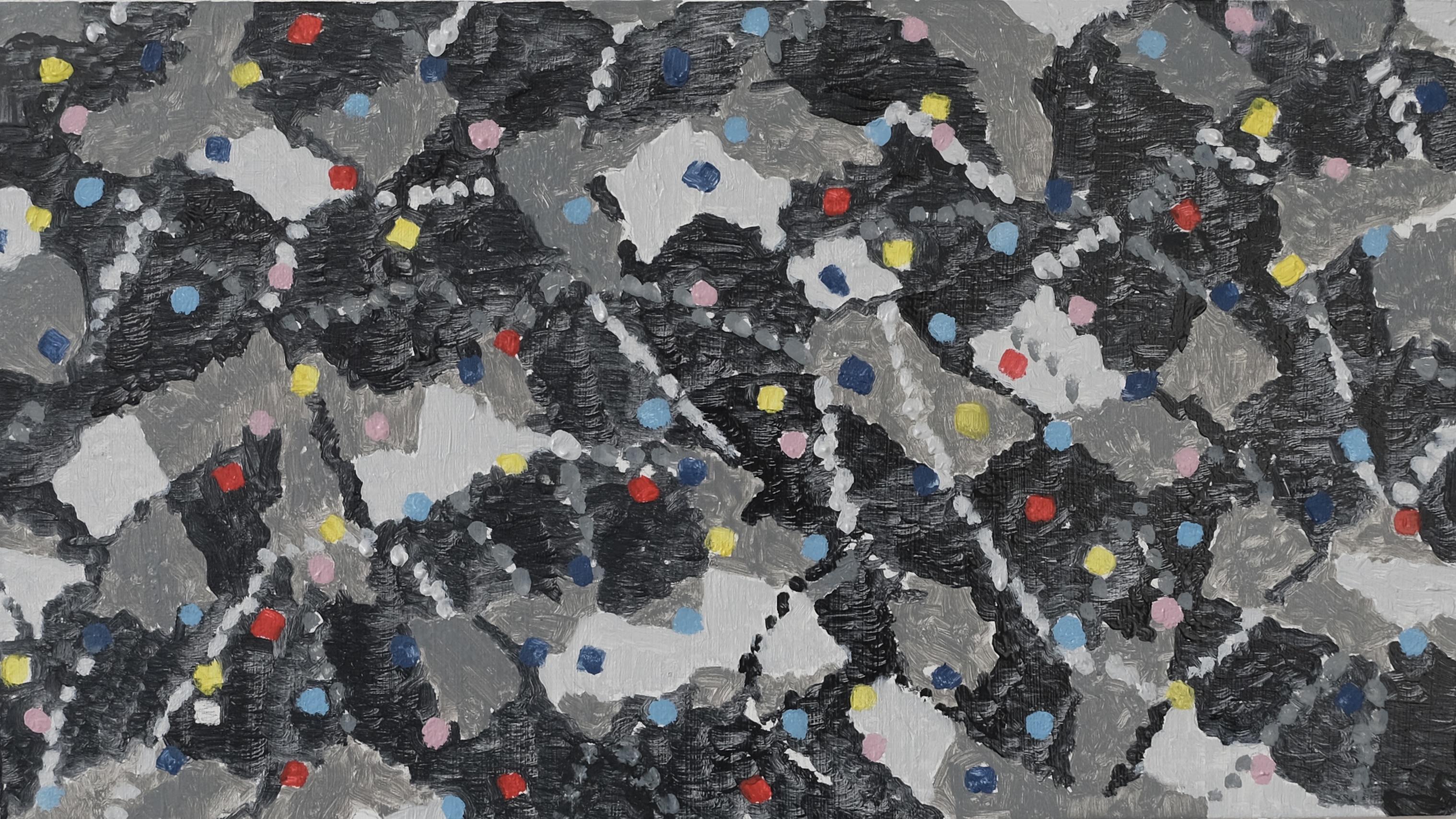 U6 - Seat 2, Oil on MDF, 32 x 18 cm