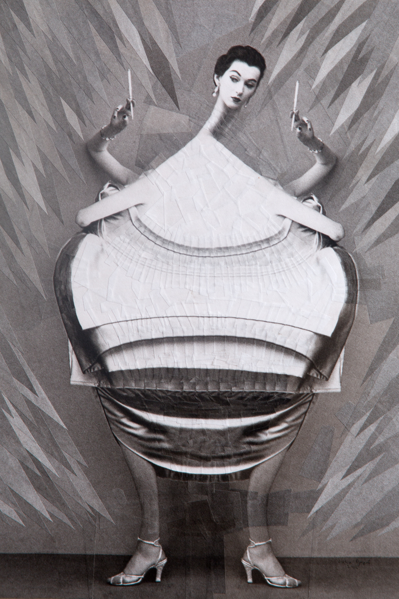 Dovima II, 2013, 8.2 x 11.6 inches