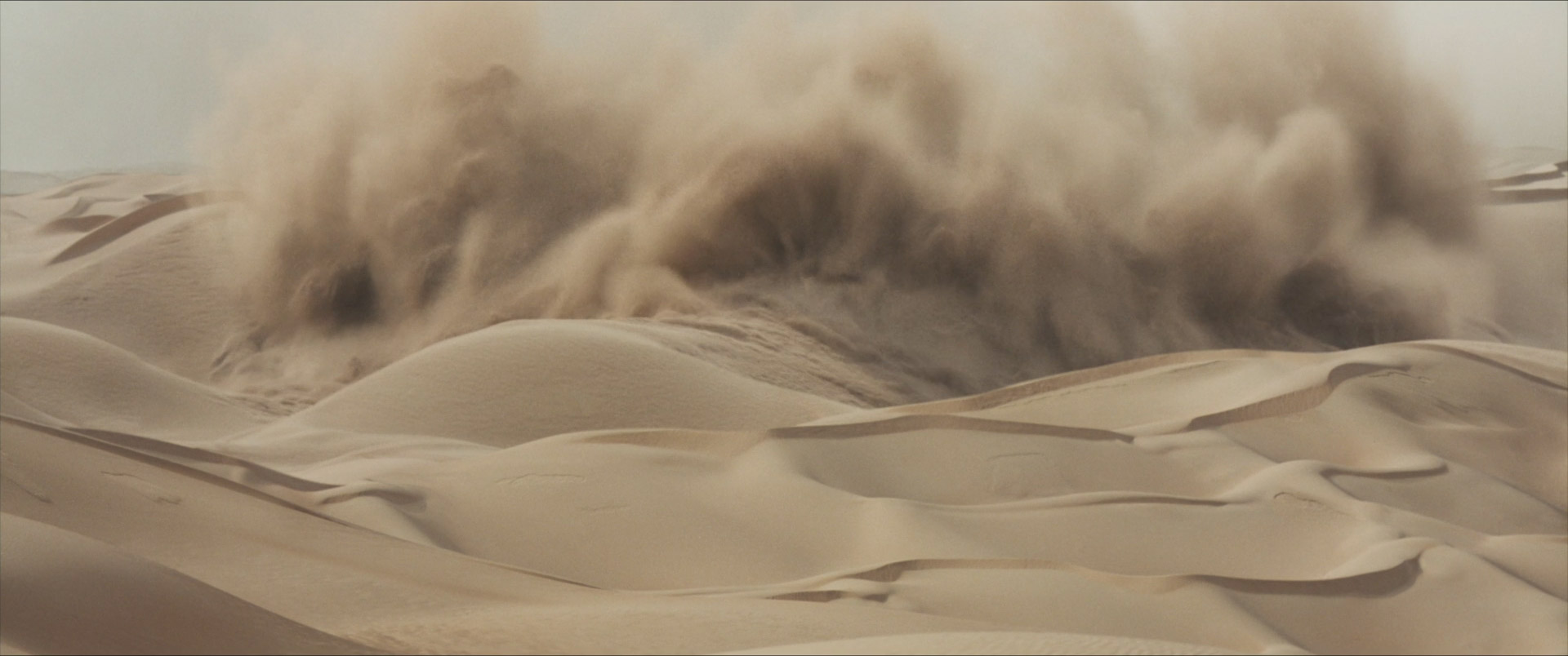 Sandworm in motion (Dune, 2021).