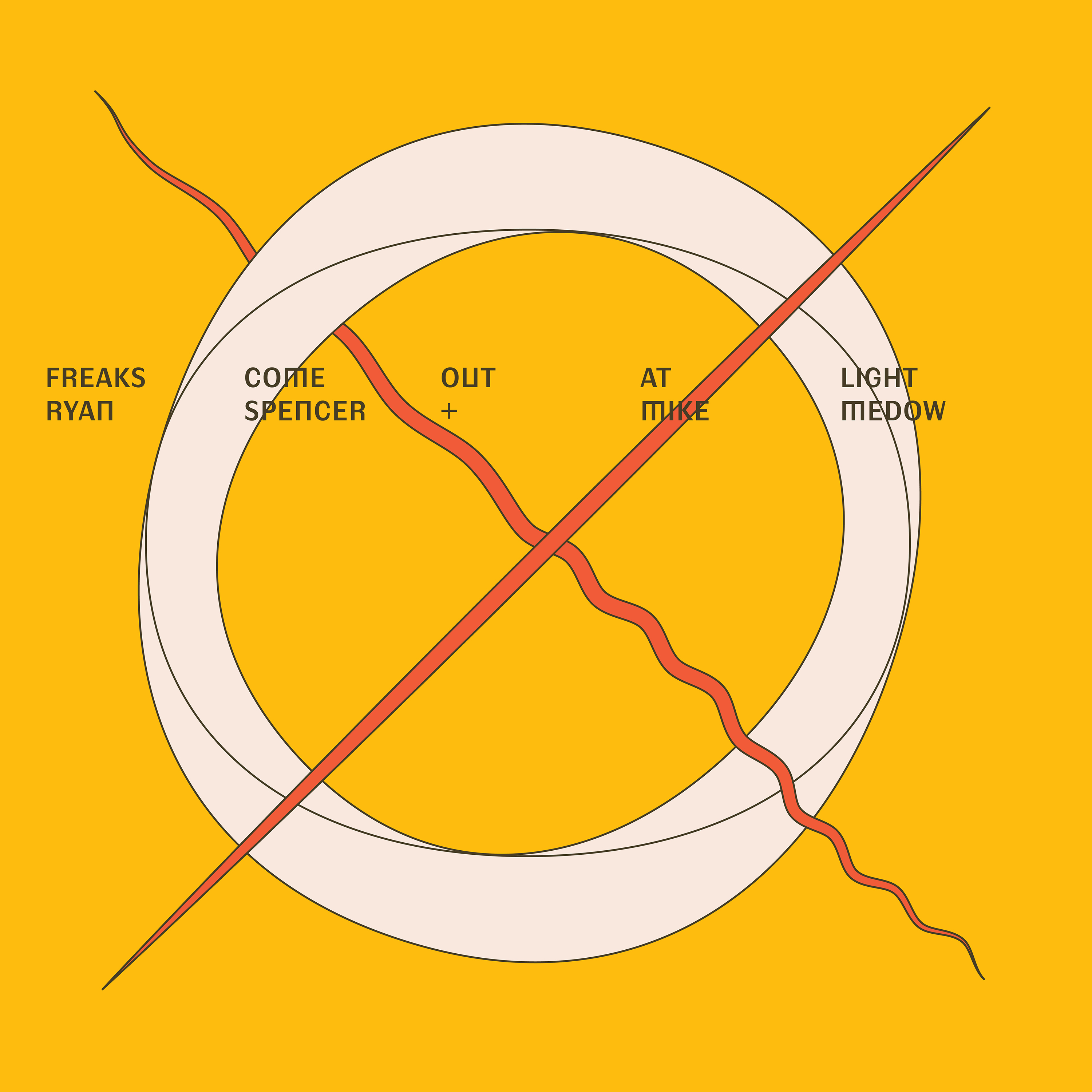 Ghostly Records, mix cover design 