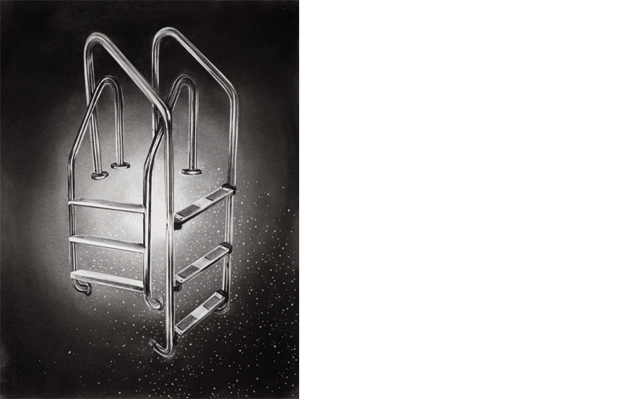 Allegiance to complexity, 2020. Charcoal on paper, 30 x 22.5 inches.