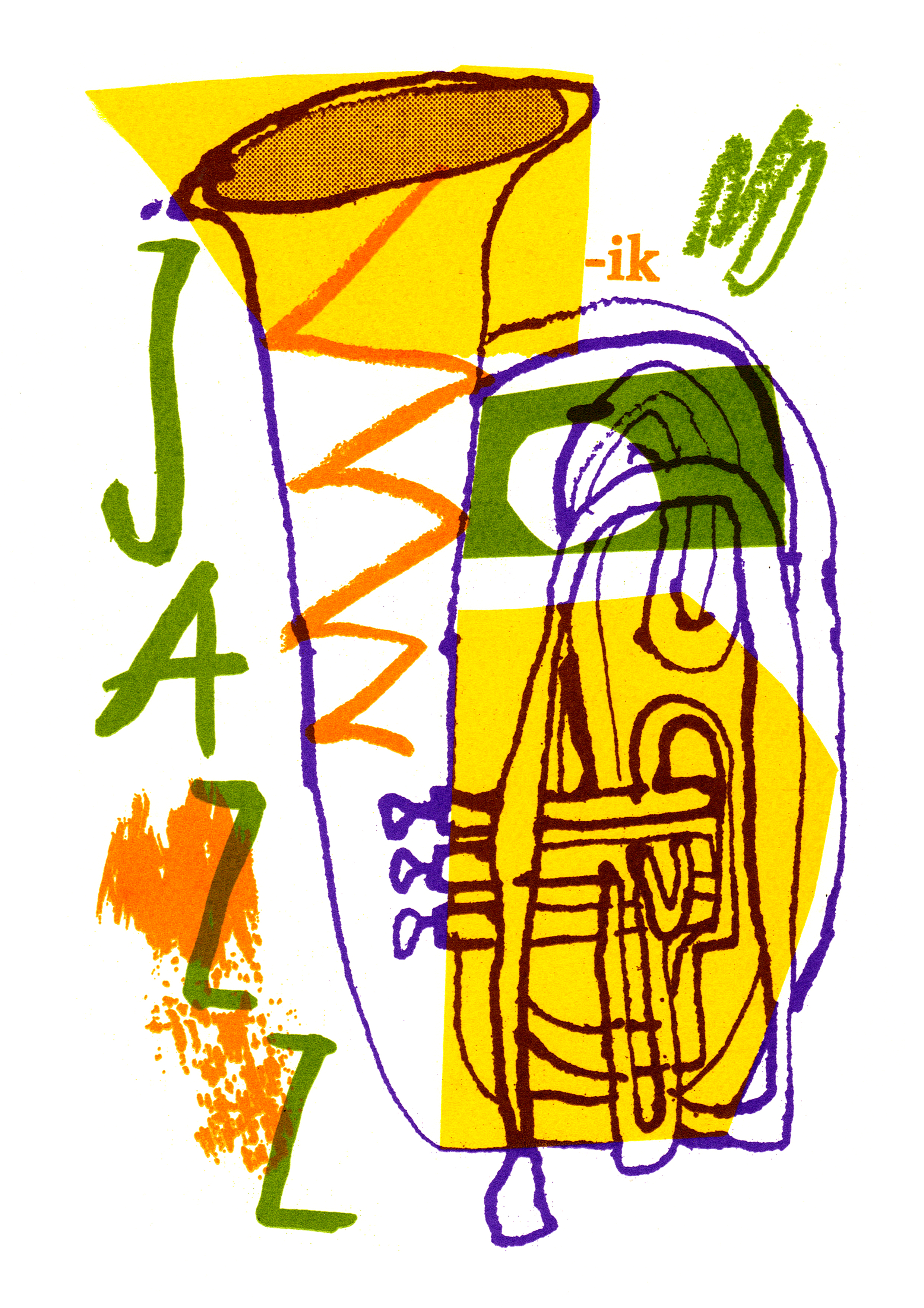 Jazz-ik Screenprint  &pound;30