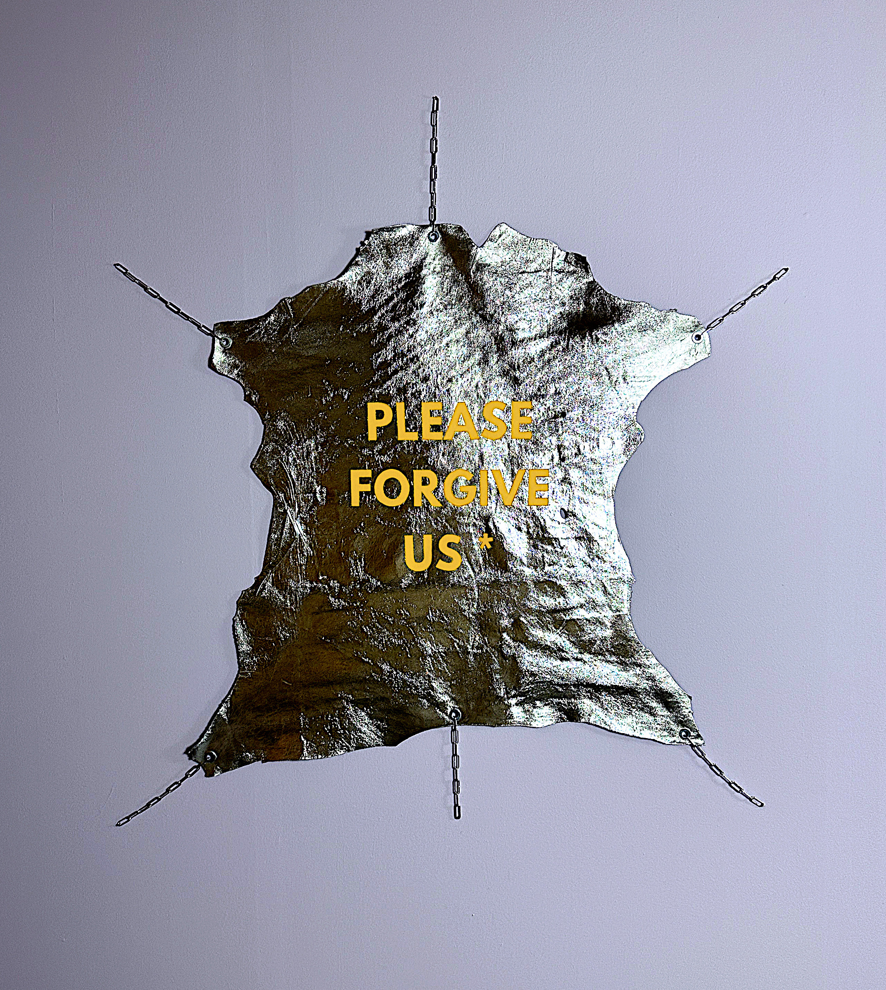 Please forgive us- mixed media painting by artist Lana Haga