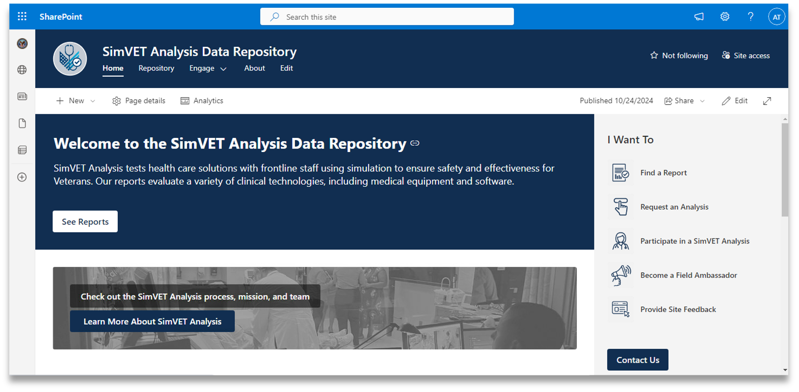 Final version home page
