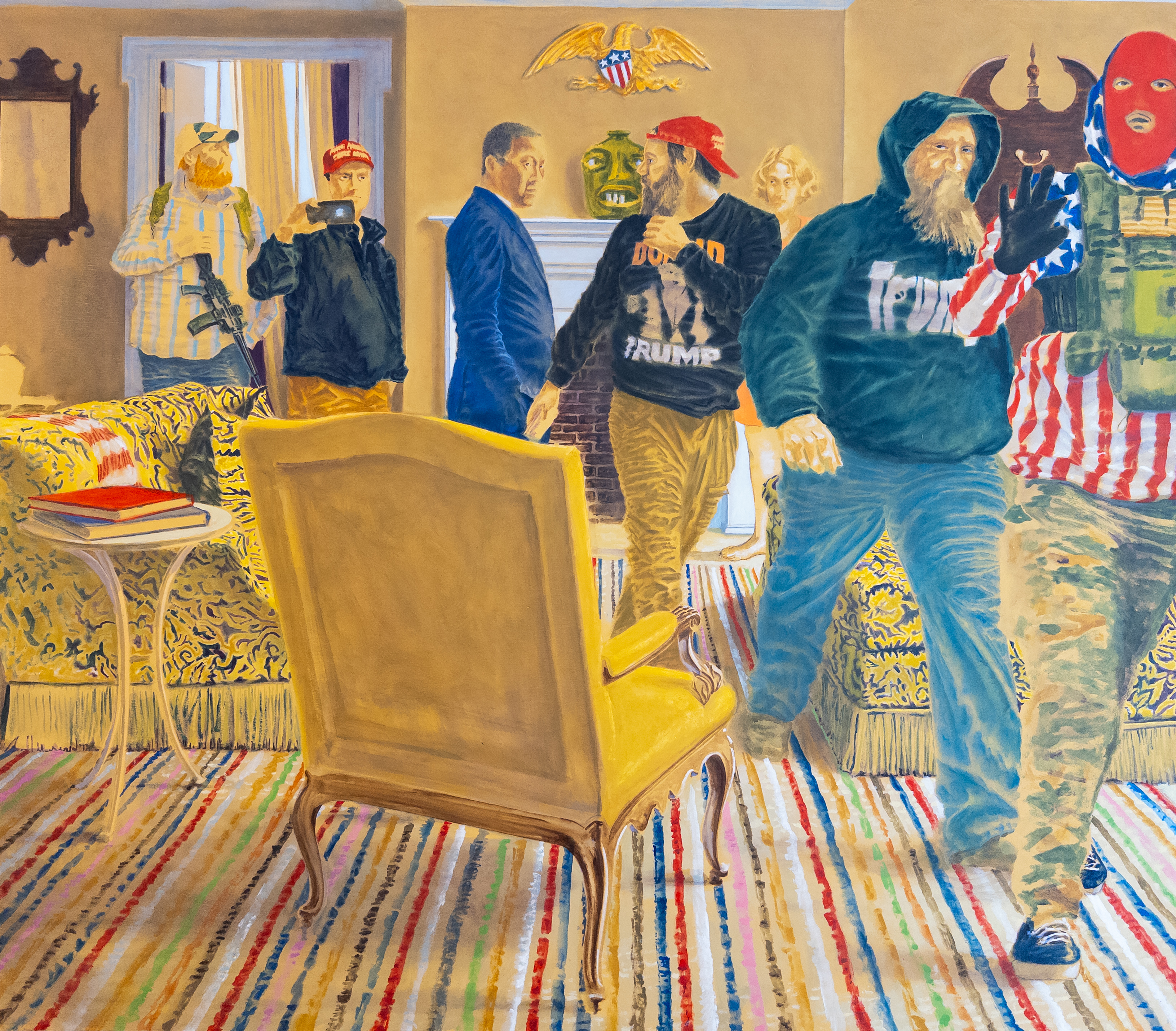 The sense of importance, oil on panel, 28 x 32 in