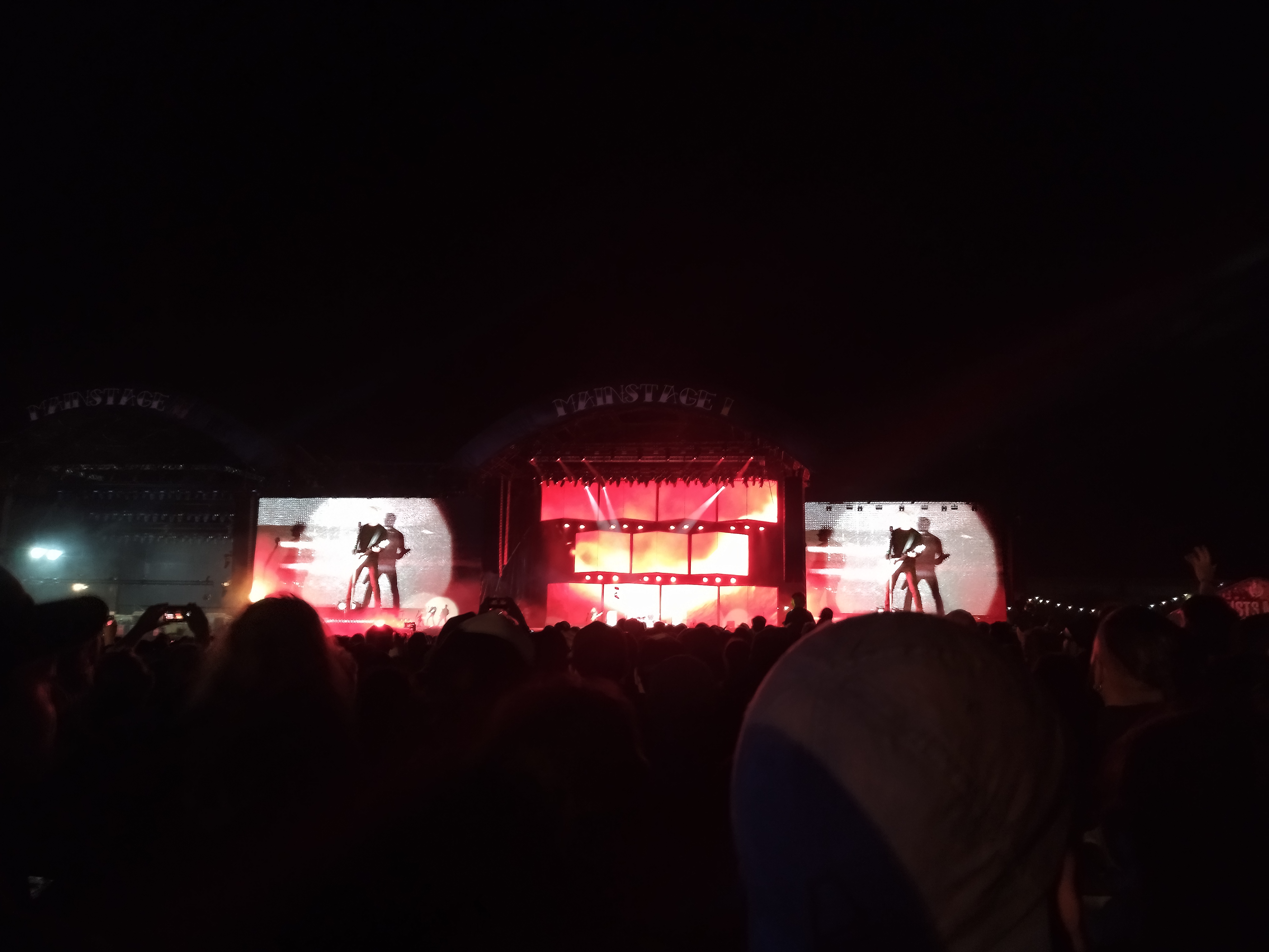 Metallica on the main stage at Hellfest