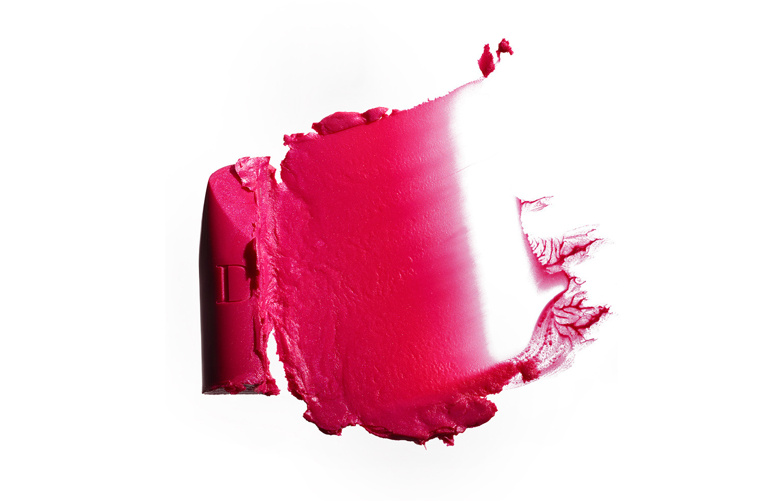 Texture Stylist Rachel Haas creates a satisfying lipstick swatch for Dior