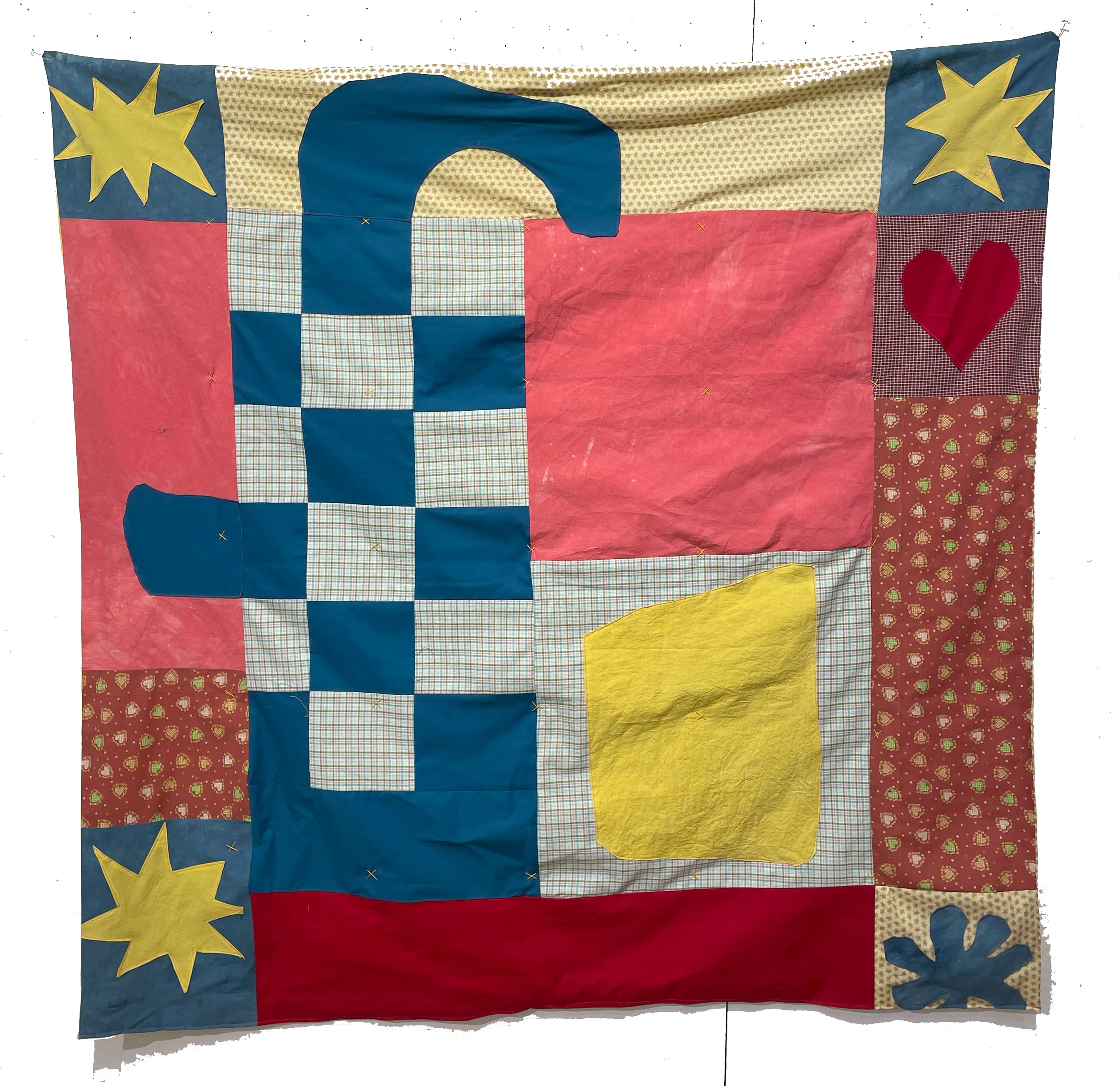 Untitled Domestic Garment Collection, dyed muslin, found fabrics, 2021