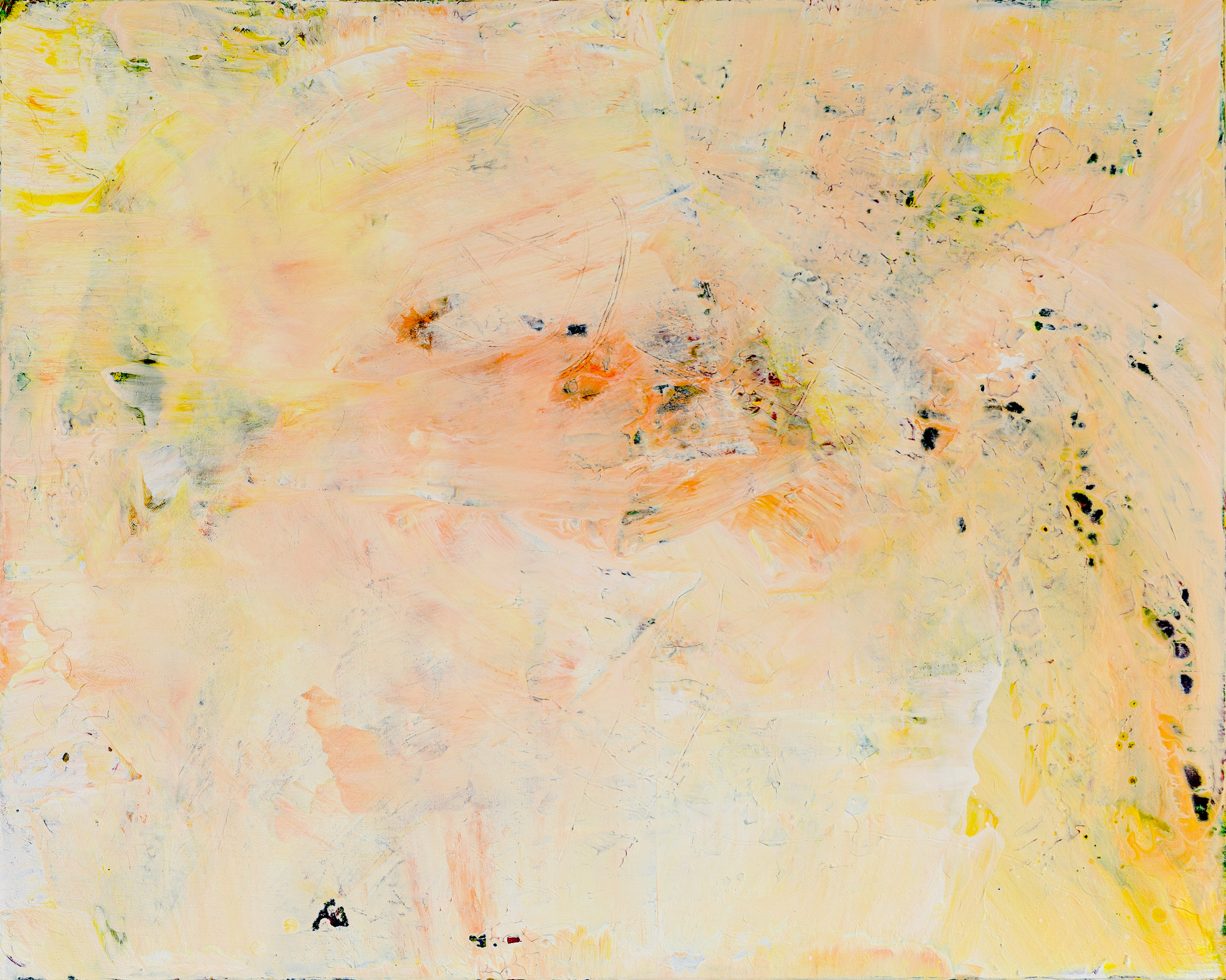 o.T. o. Höhlenwand Acryl auf Leinwand, 80 x 100 cm