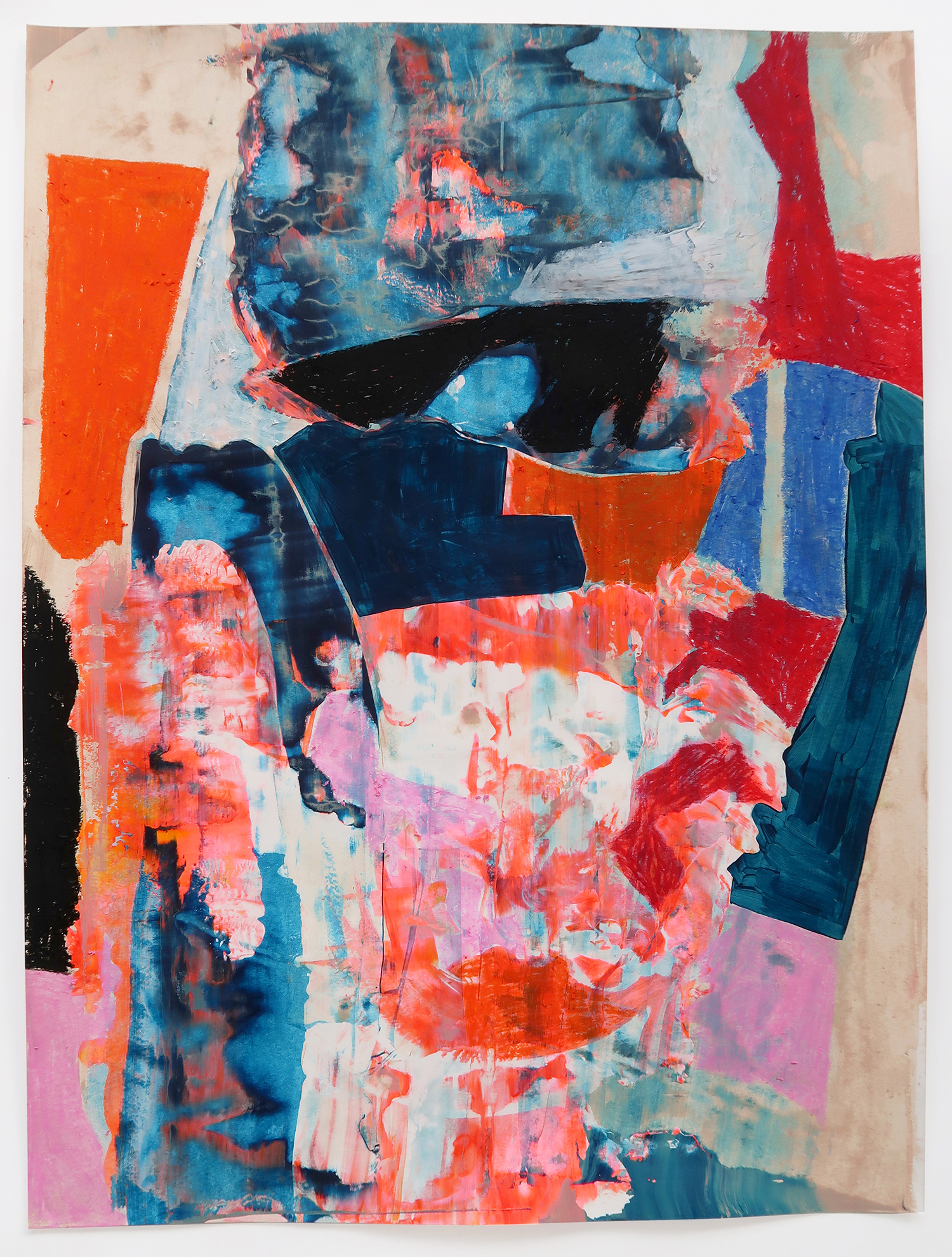 Untitled 539, 2020, Mixed media on paper, 48x36cm