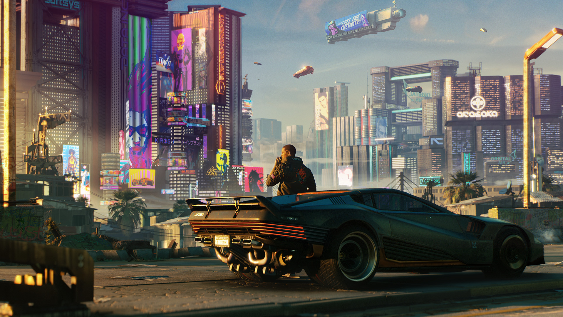The upcoming video game Cyberpunk 2077