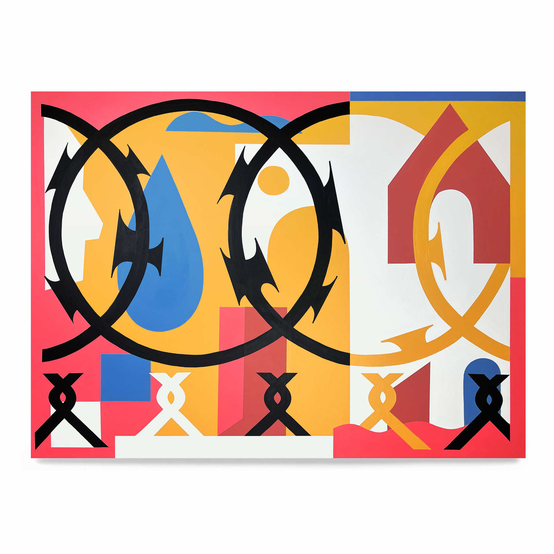 Property Lines 48"x 60" $1200