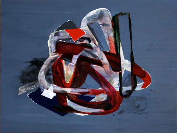 Untitled, acrylic on board 18x24", 46x61cm 2008