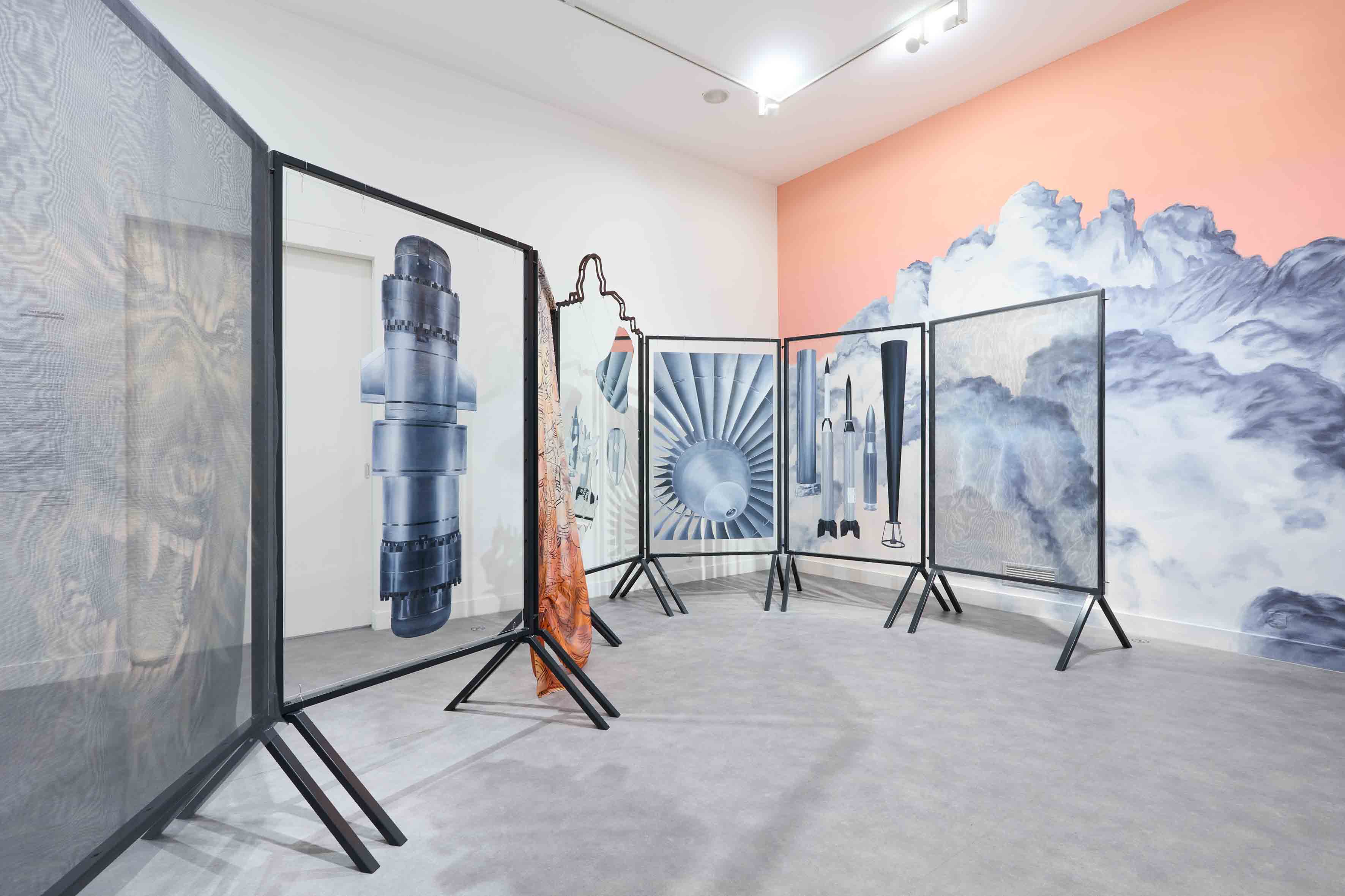 WEATHER SPECTRE - FROM MAGIC TO GEOENGINEERING by RITA SÜVEGES at HUNGARIAN NATIONAL GALLERY curated by BRIGITTA ÁDI [from 20241004 to 20241117] [Photo: Dávid Bíró]