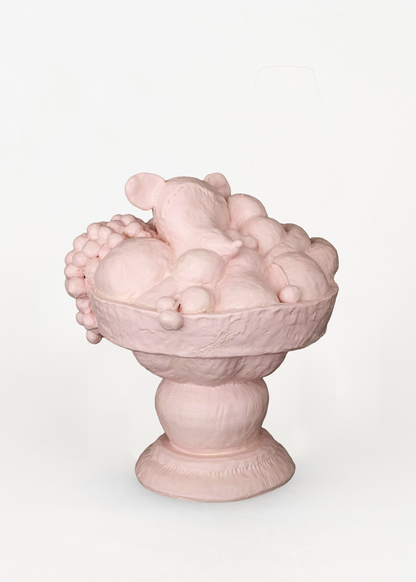 Eclectic Me Nr 01, 2023  Hand-built, stoneware,  matte glaze&Oslash; 25 x 30 H cm