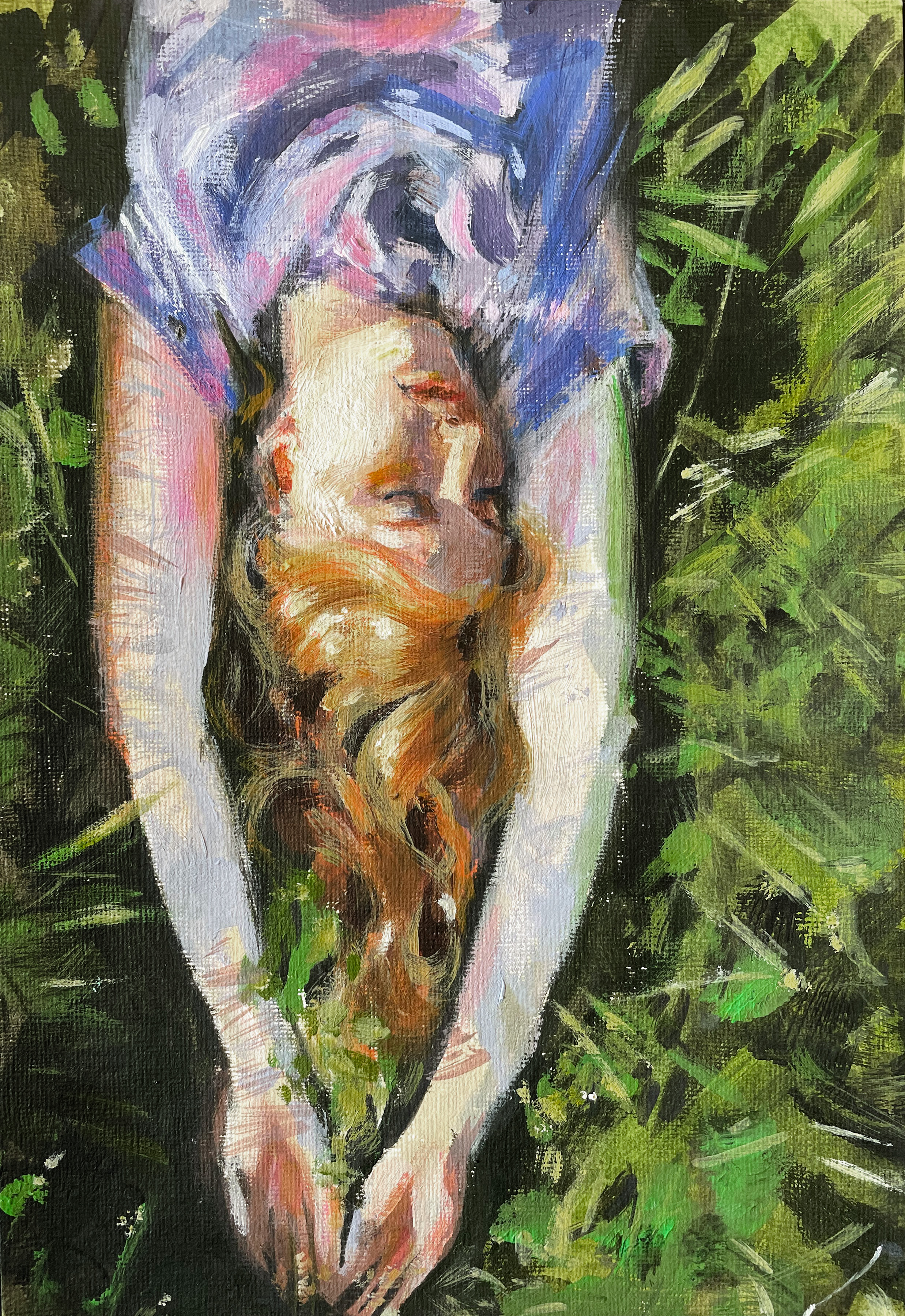 lou / acrylic on paper