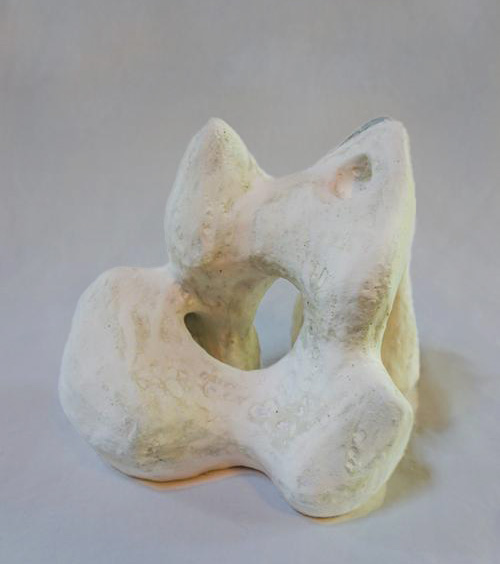 Small Canyon, earthenware clay and underglazes, 6.5 x 7 x 6