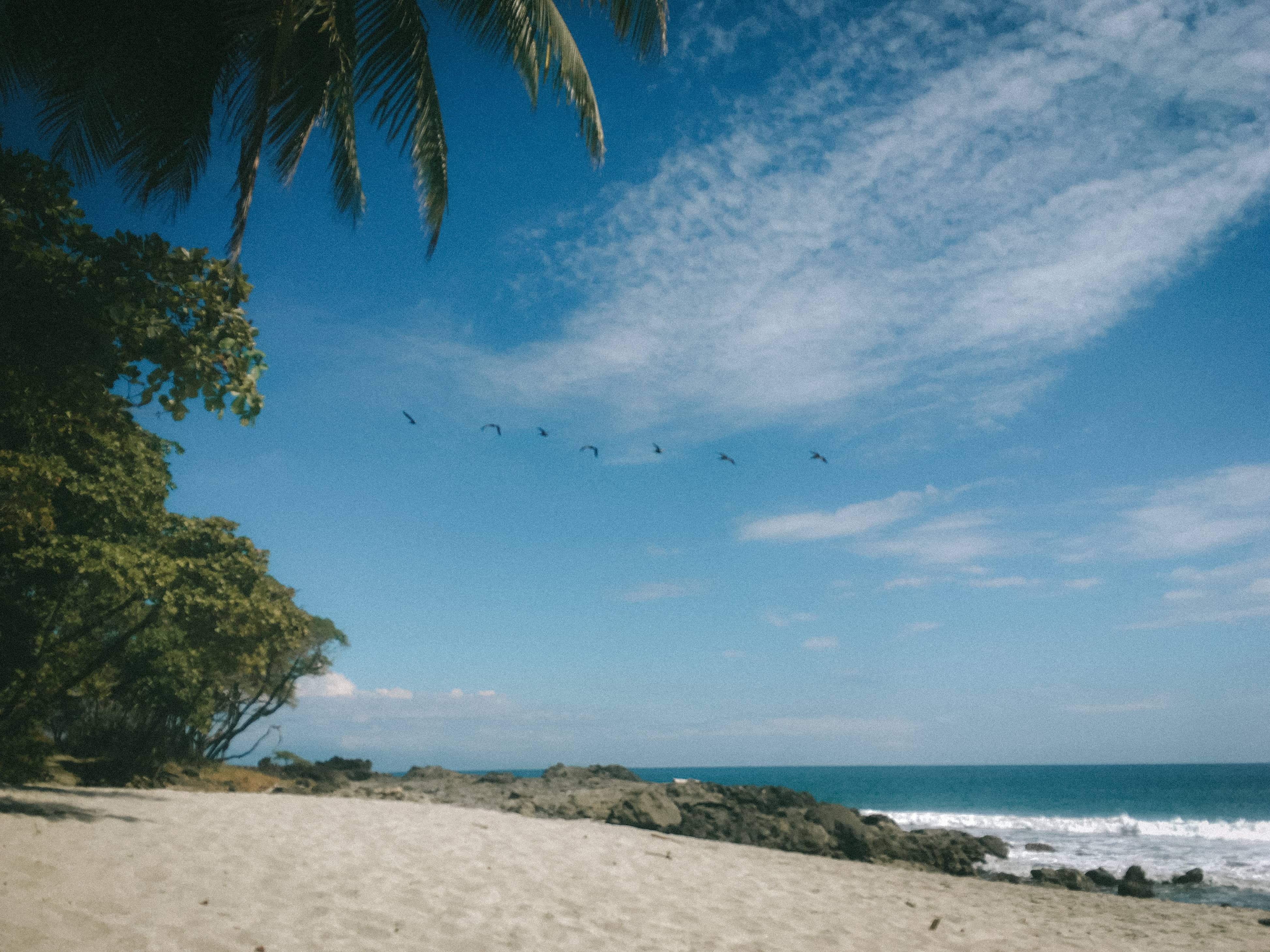 Montezuma Beach, empty beaches in Costa Rica