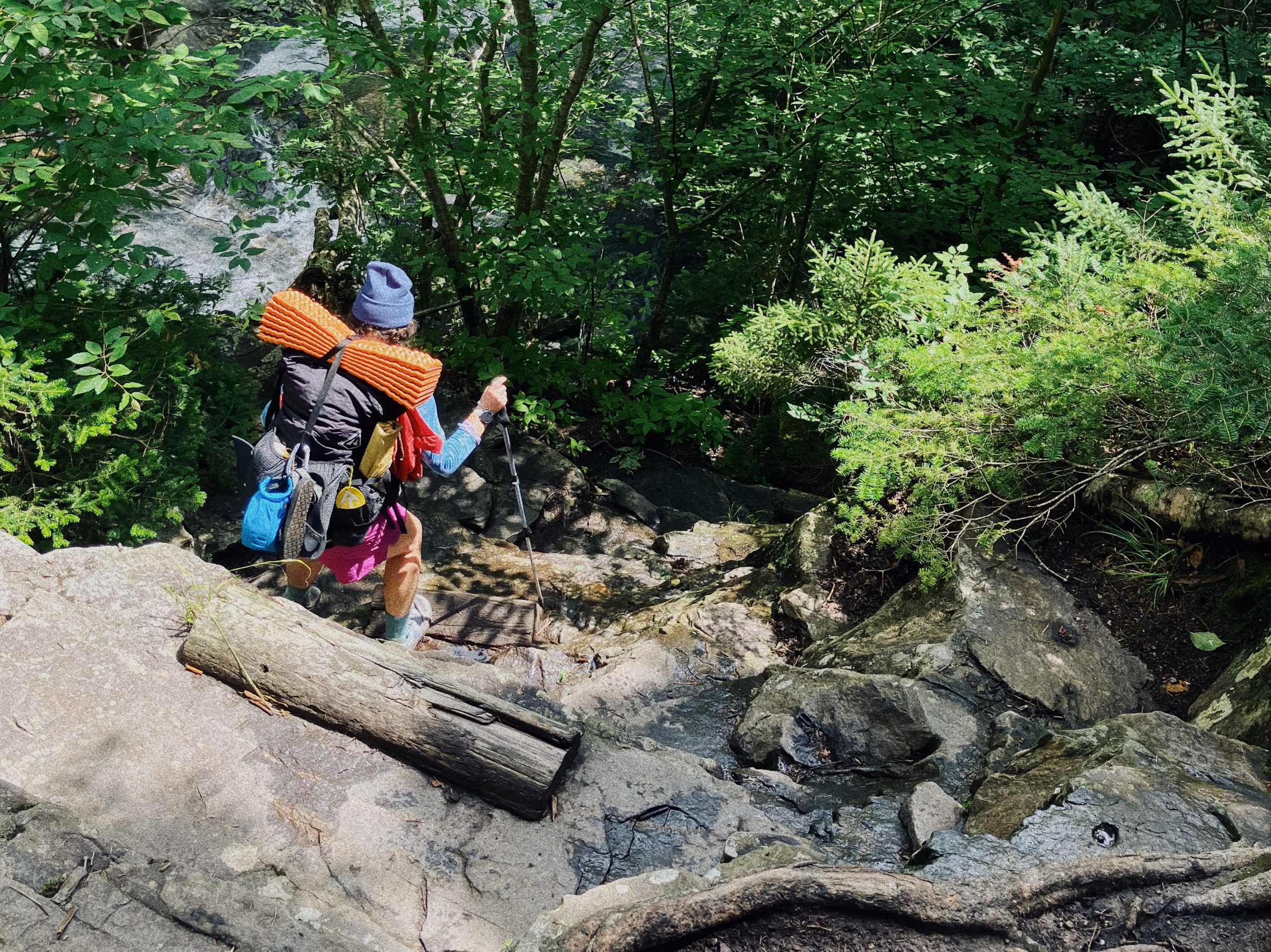 Hiking down Mt. Moosilauke, my first 4000-footer in the Whites. Photo by Jordan "Digit" Mongell.