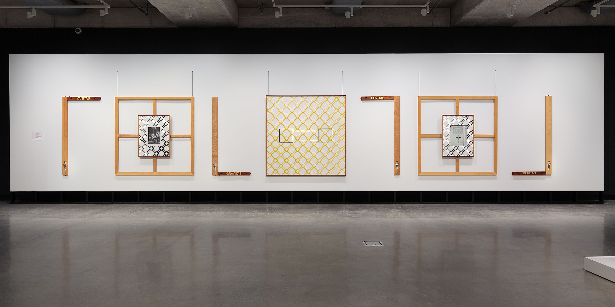 Exhibition design for ‘Peter Tyndall’, Buxton Contemporary, 2022. 