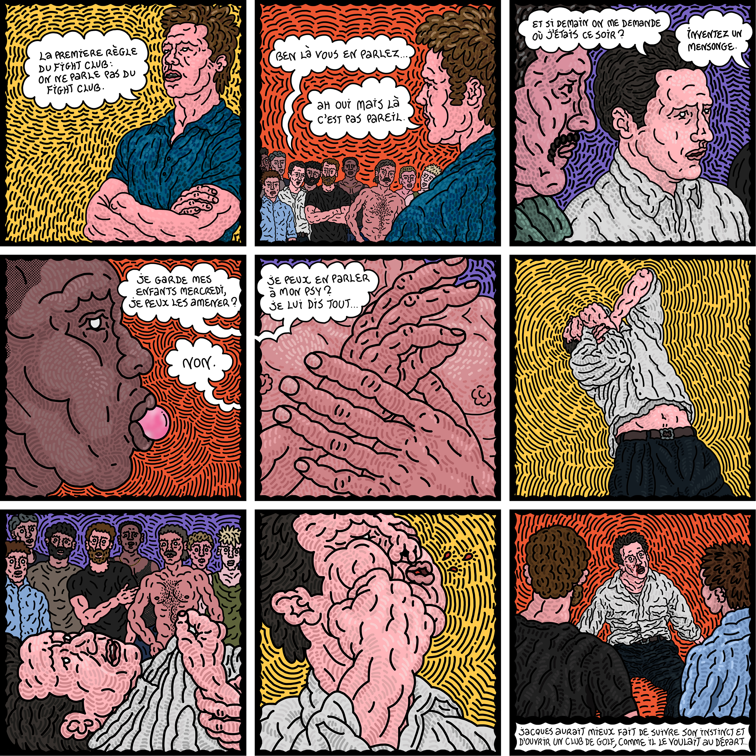 Short comics collab with  “Les Histoires Courtes” (2021)