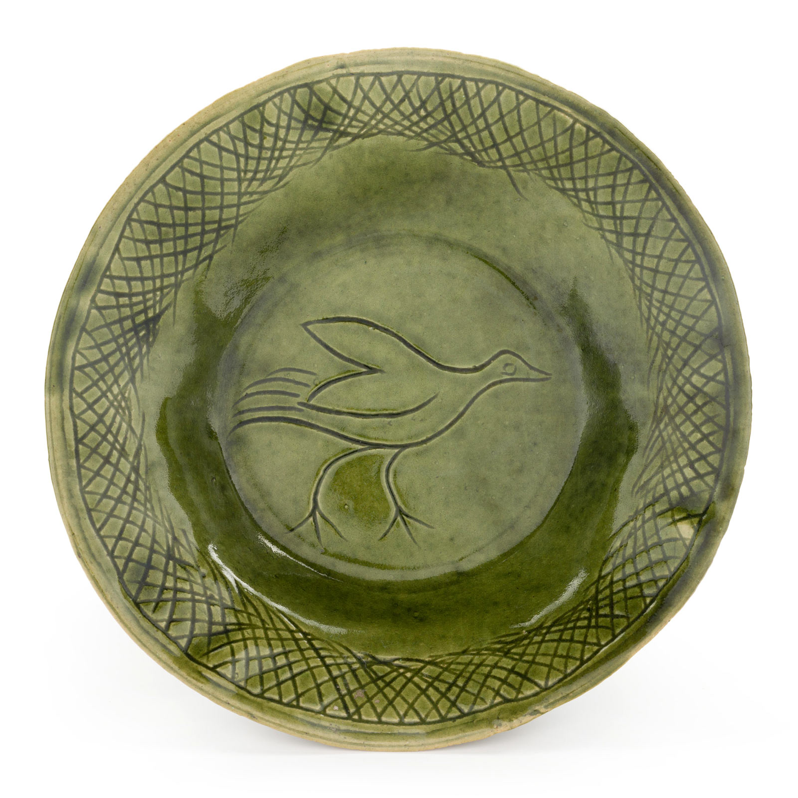 Bird plate, c1990