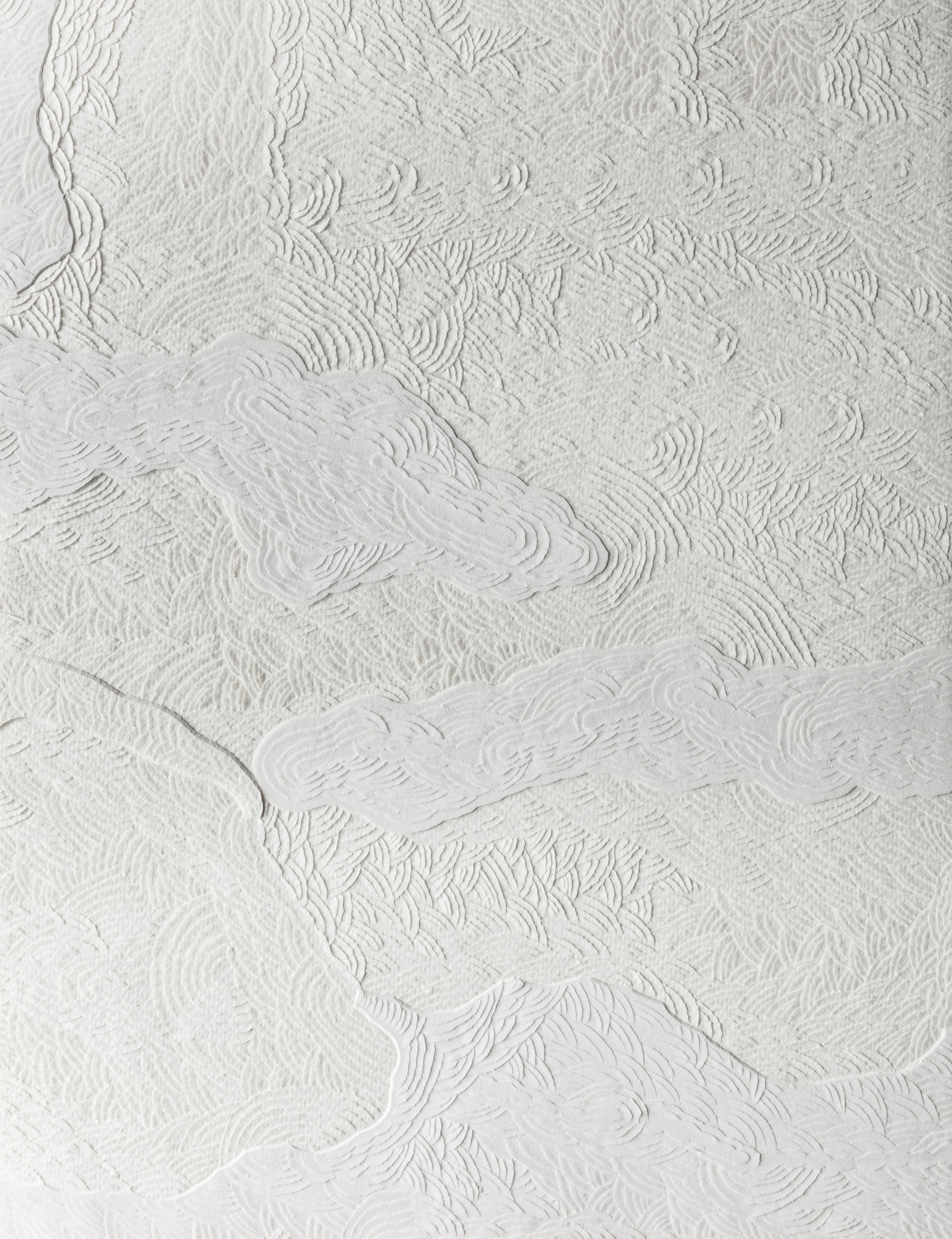  Untitled, 2016 . Cut and carved paper . 30 x 21 cm