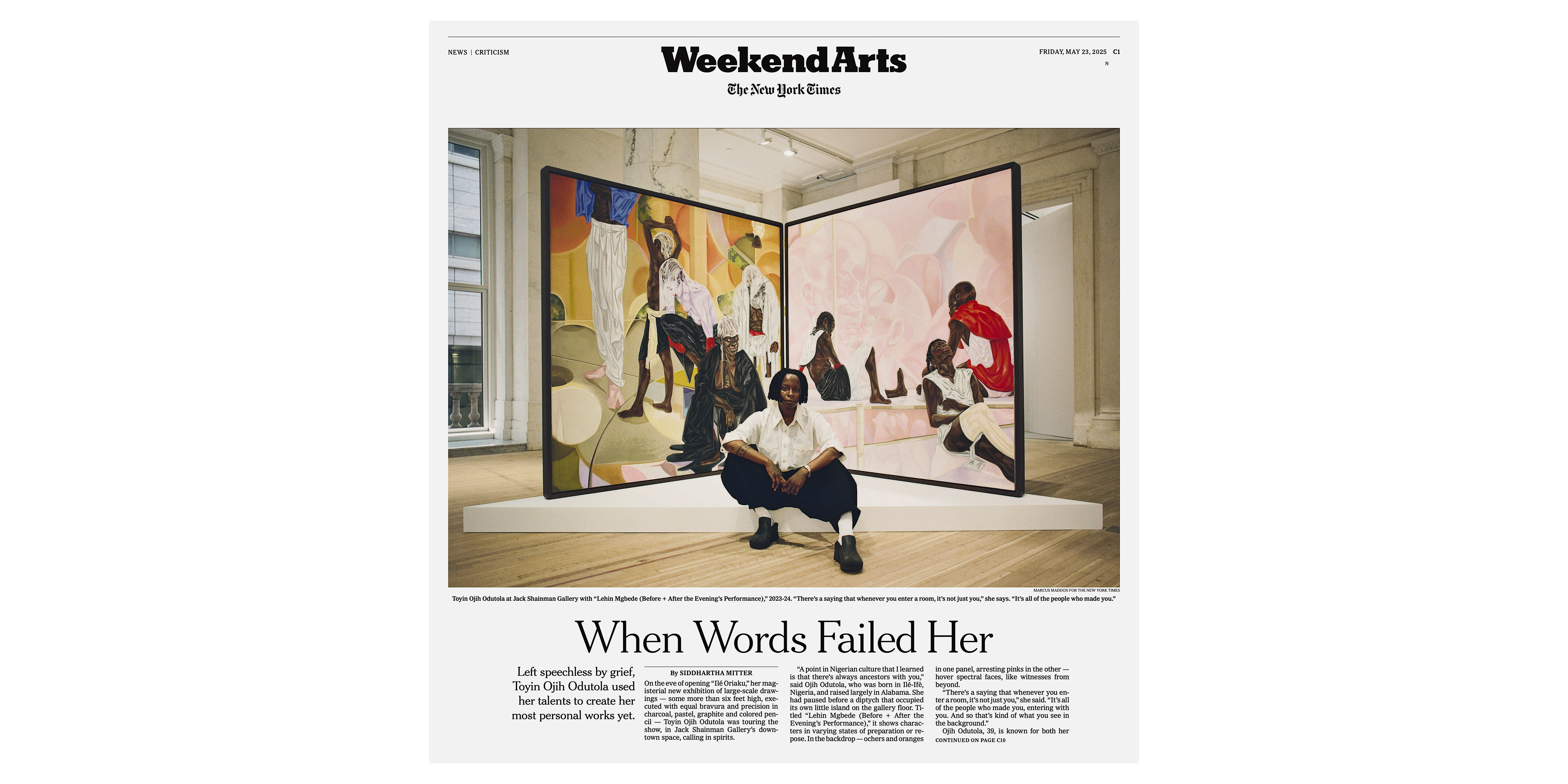Toyin Ojih Odutola – The New York Times