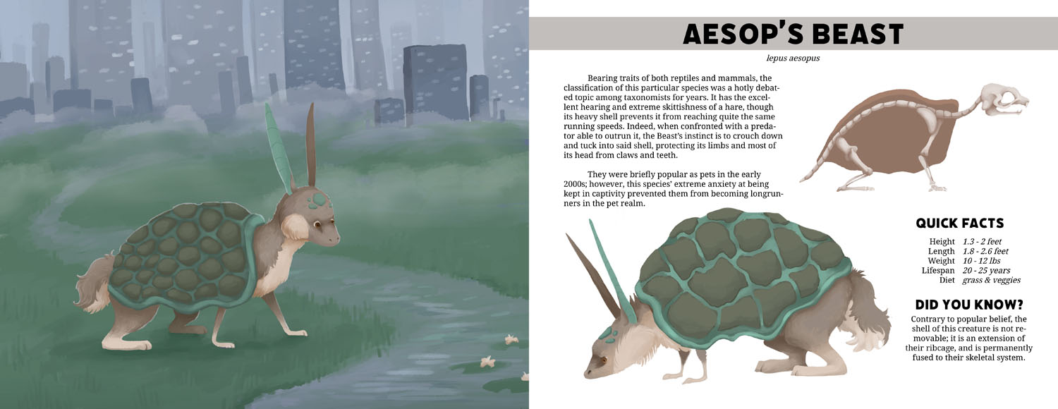 Aesop&rsquo;s BeastDigital, 8.5 x 22, 2022