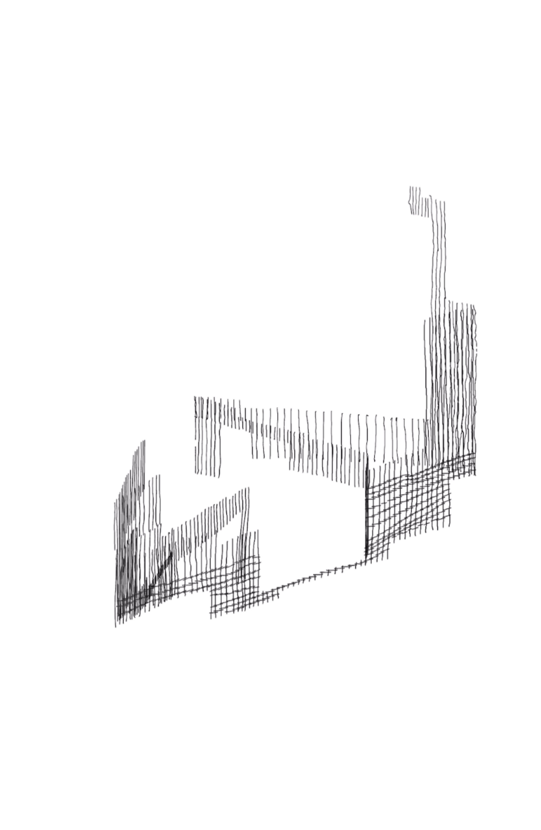 "structures of human interaction", 2025, three-dimentional drawing