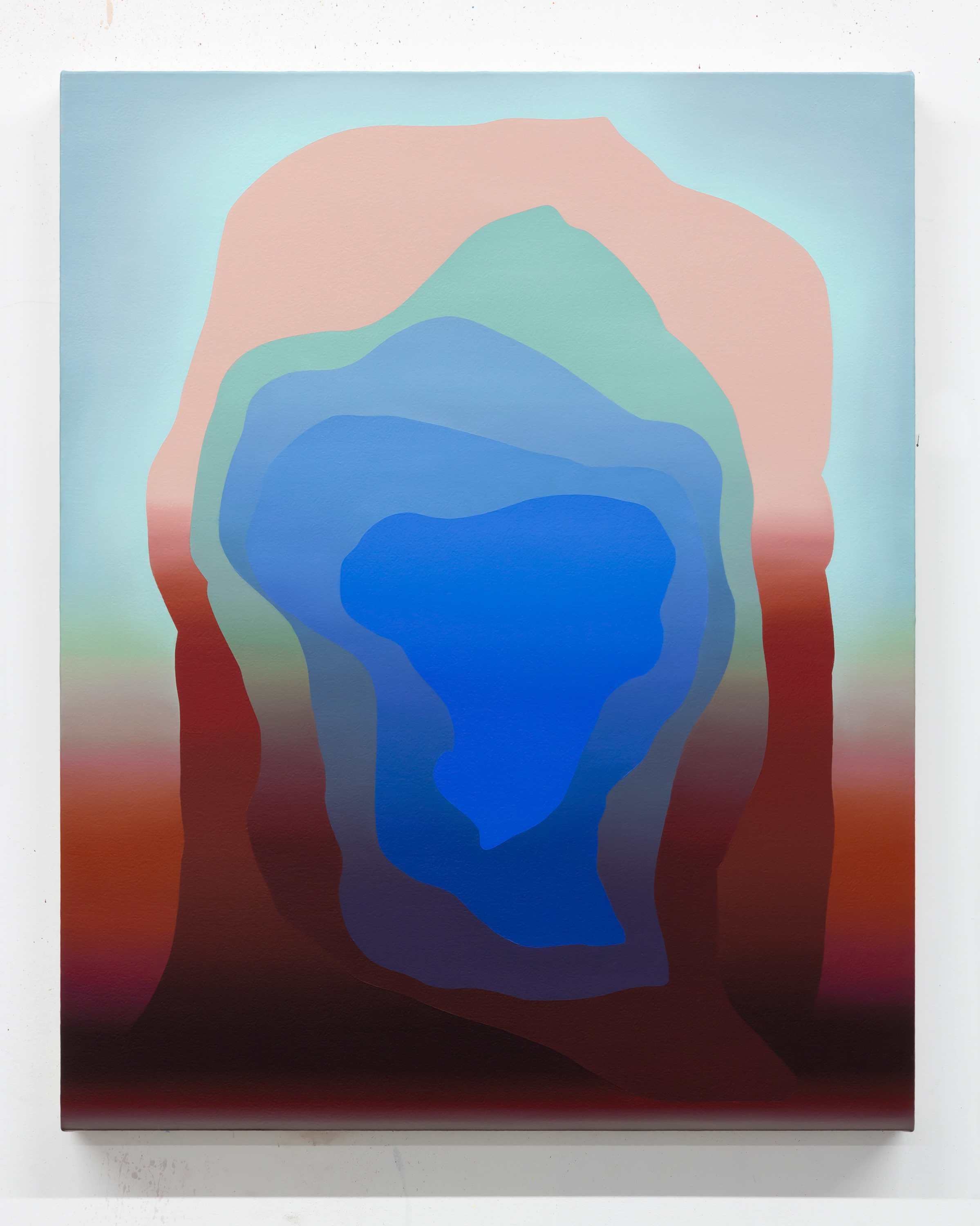 Inventaire (Objet, portrait, paysage, topographie). 2022. Oil and acrylic on canvas / Huile et acrylique sur toile. 30" x 24" (76 x 61cm)